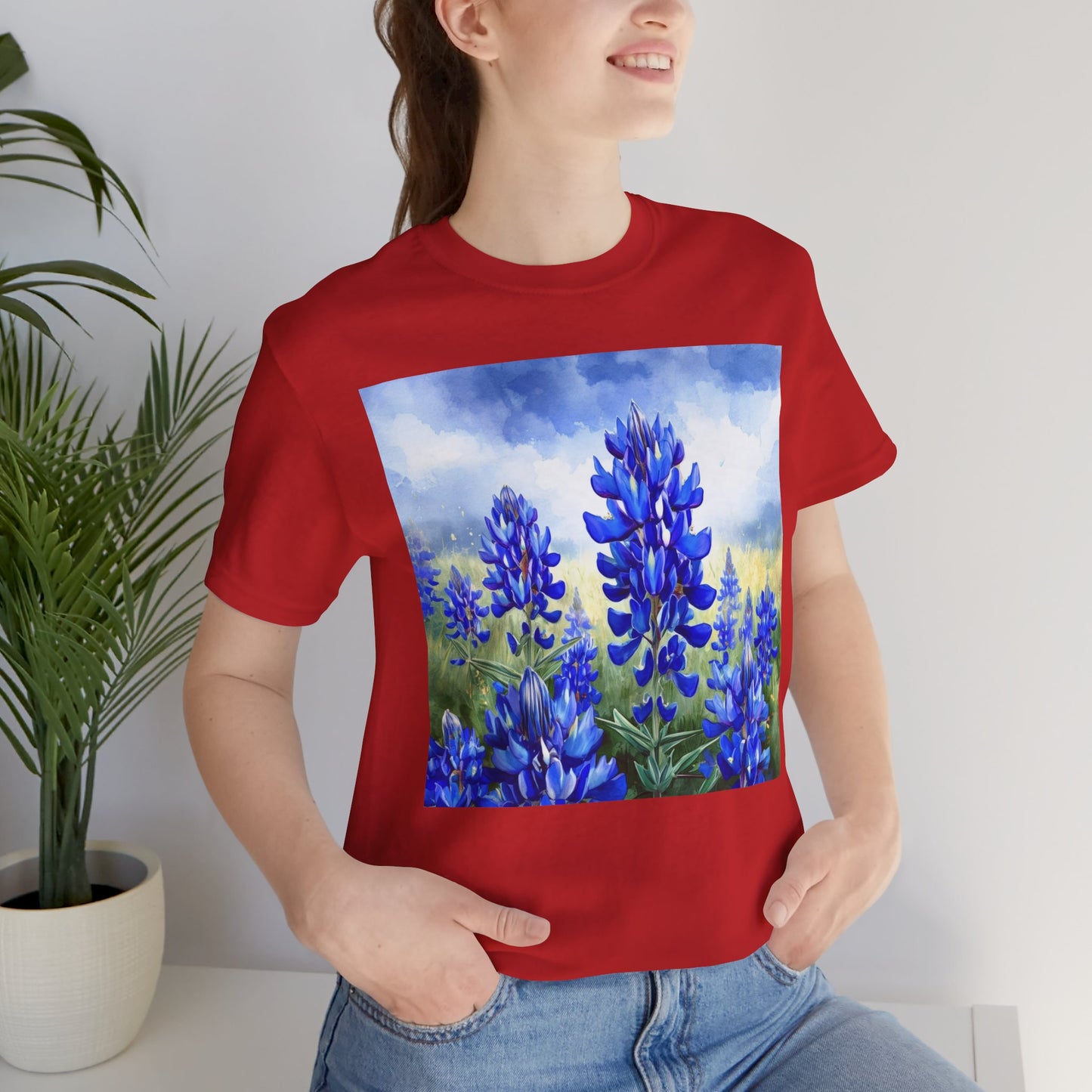 Bluebonnet Fields Unisex Jersey Tee