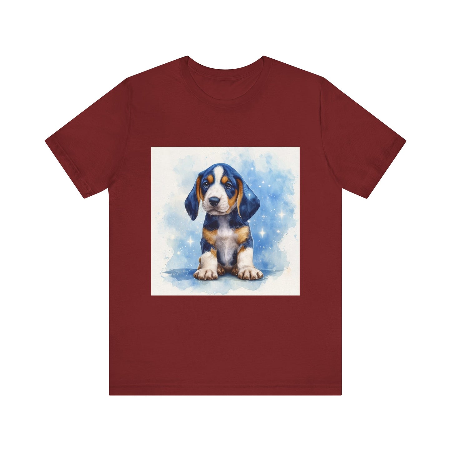 Blue Tick Puppy Unisex Jersey Short Sleeve Tee
