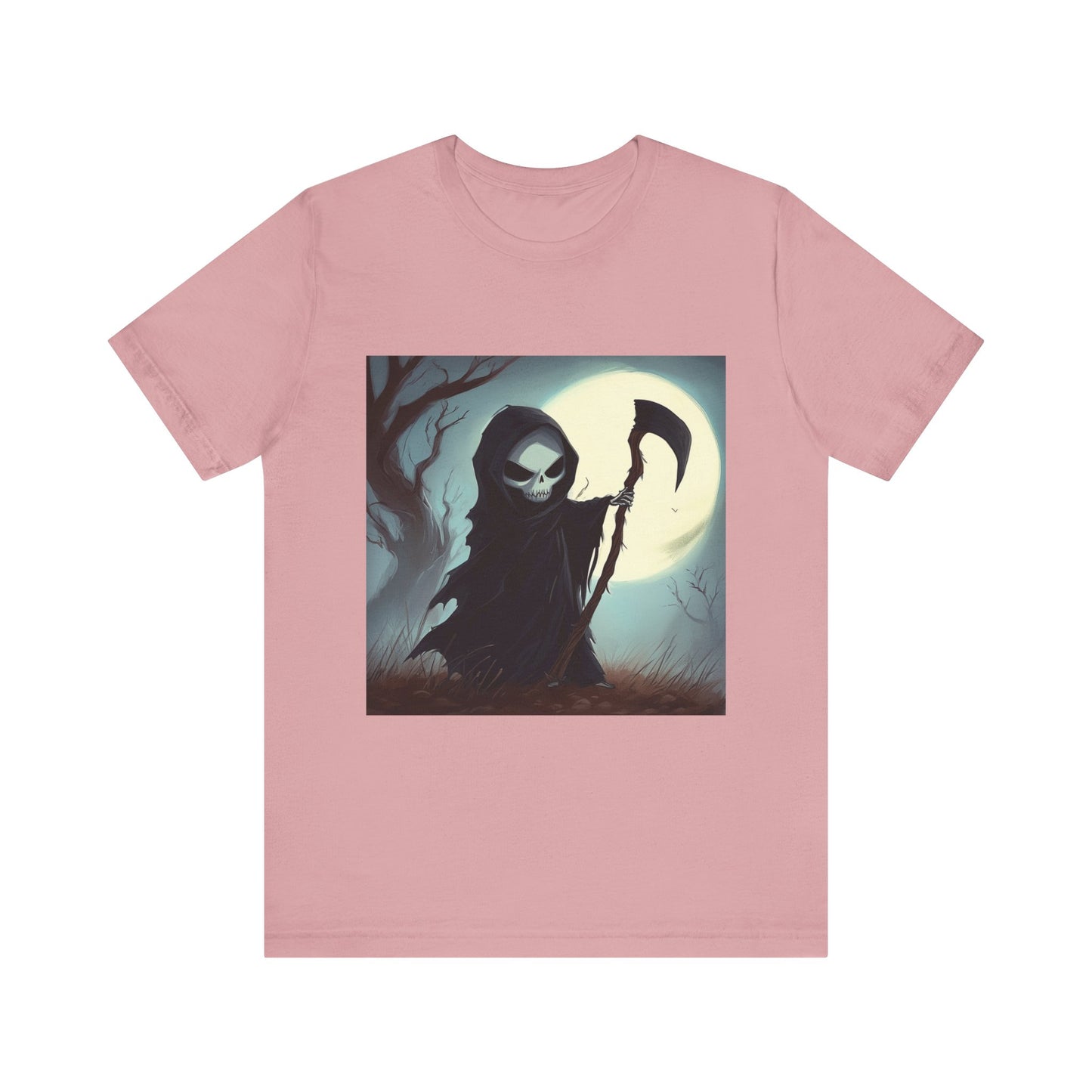 Dark Cute Grim Reaper Unisex Jersey Short Sleeve Tee