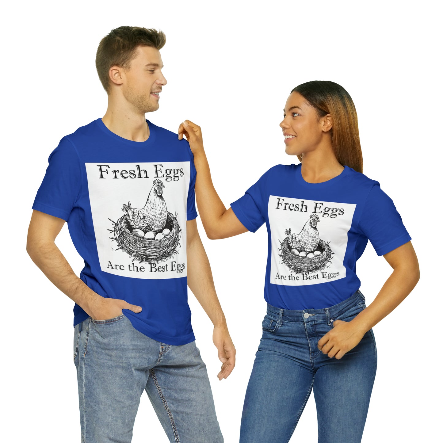 Fresh Eggs Unisex Jersey Short Sleeve Tee
