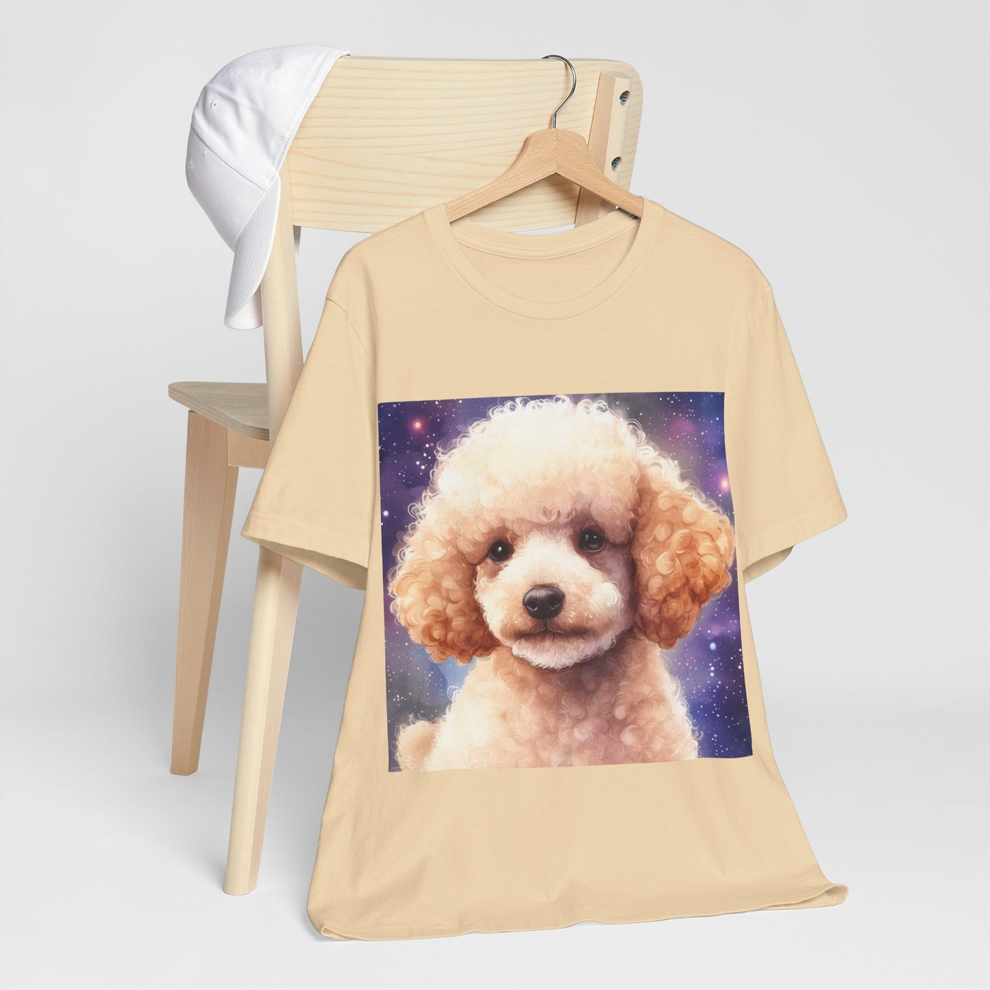 Fluffy Poodle Unisex Jersey Short Sleeve Tee