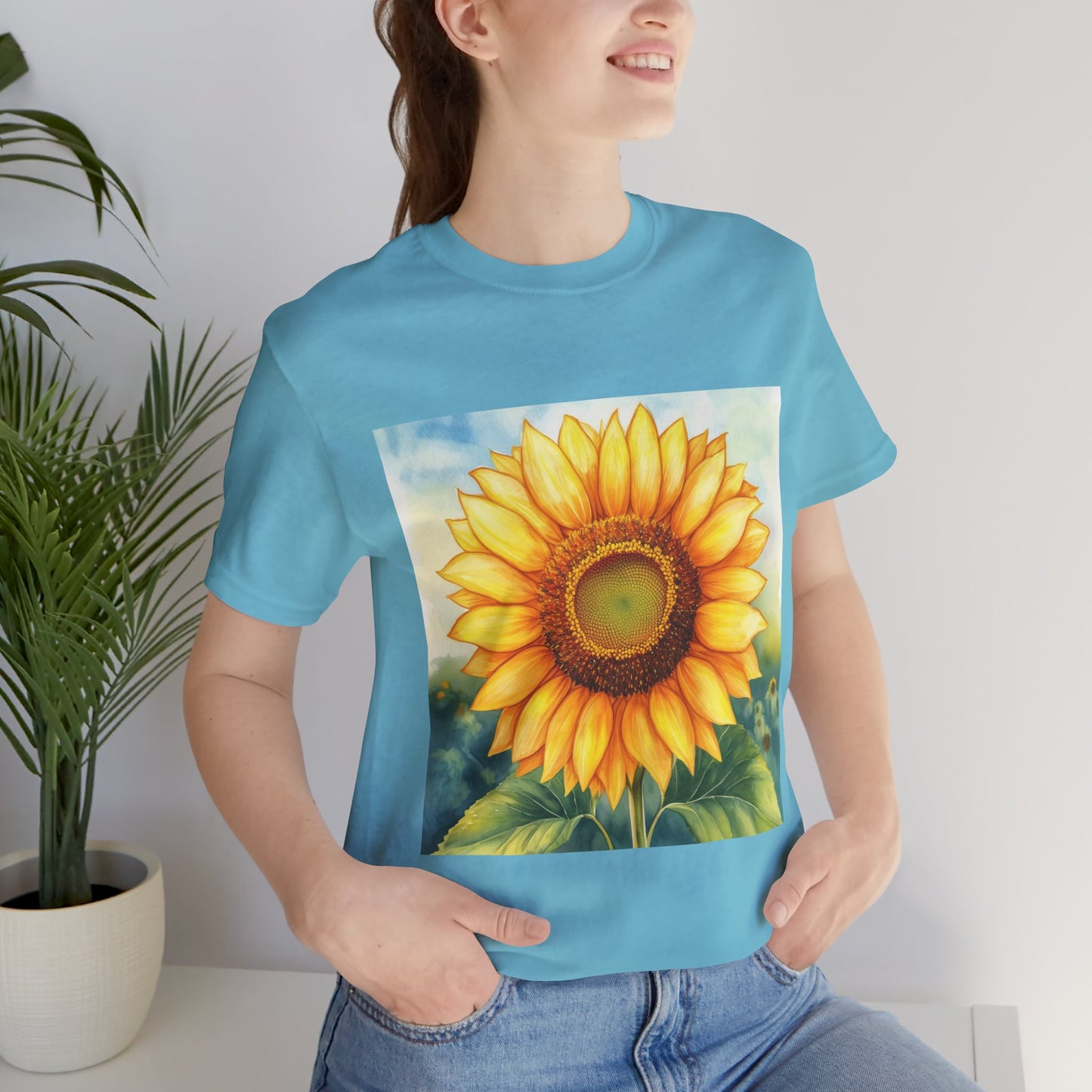 Sunshine Blooms Unisex Jersey Tee