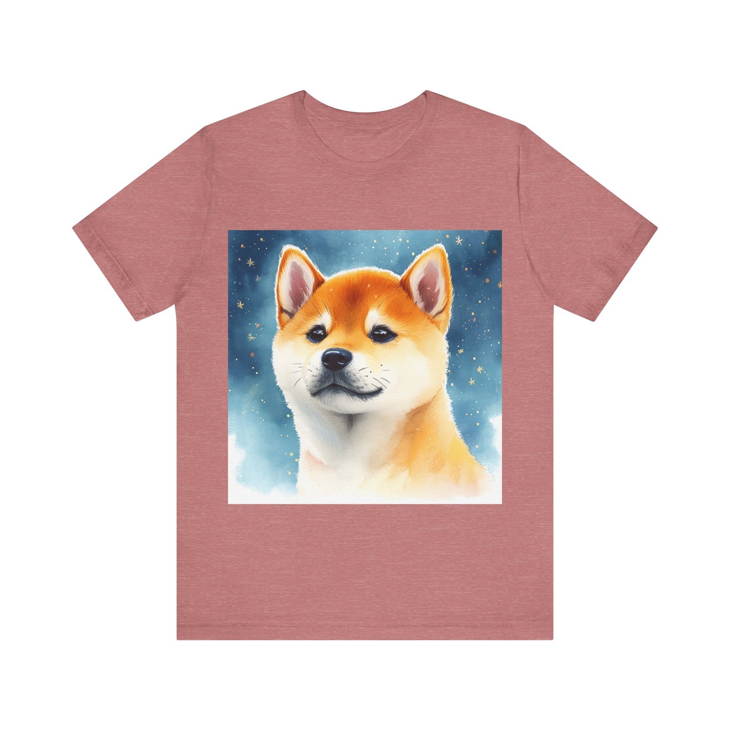 Starry Shiba Inu Unisex Jersey Short Sleeve Tee