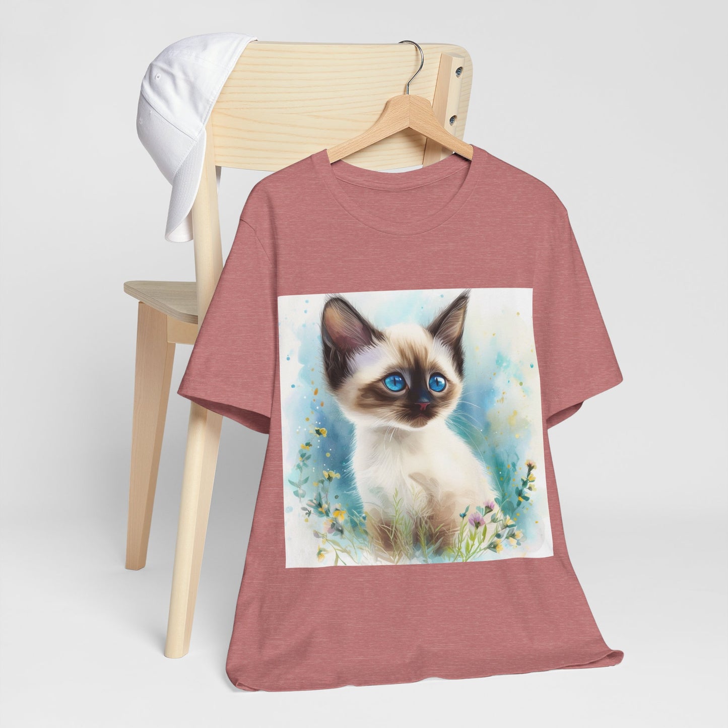 Siamese Kitten Unisex Jersey Short Sleeve Tee