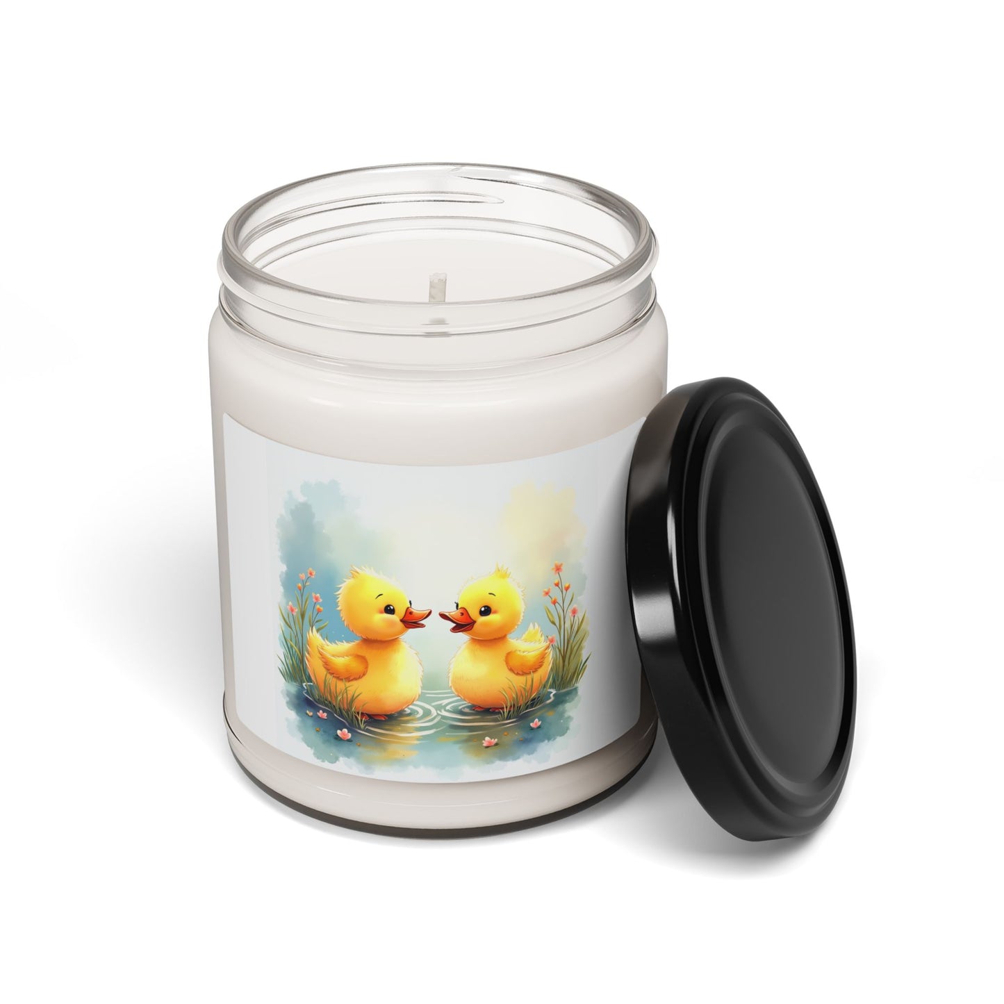 Adorable Ducklings Scented Soy Candle - 9oz | Perfect Gift for Baby Showers & Home Decor