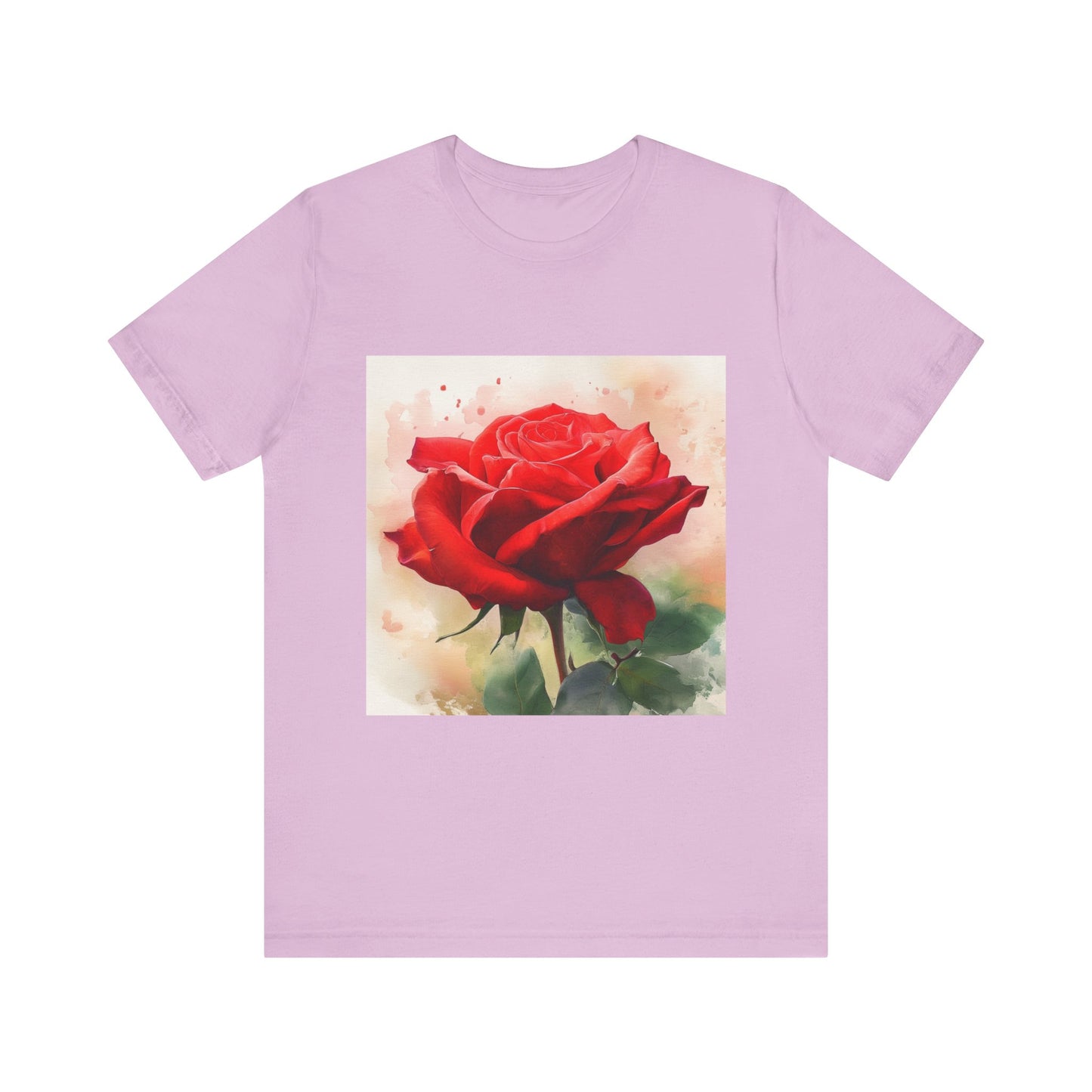 Ruby Bliss Unisex Short Sleeve Tee - Floral Art Top for Nature Lovers