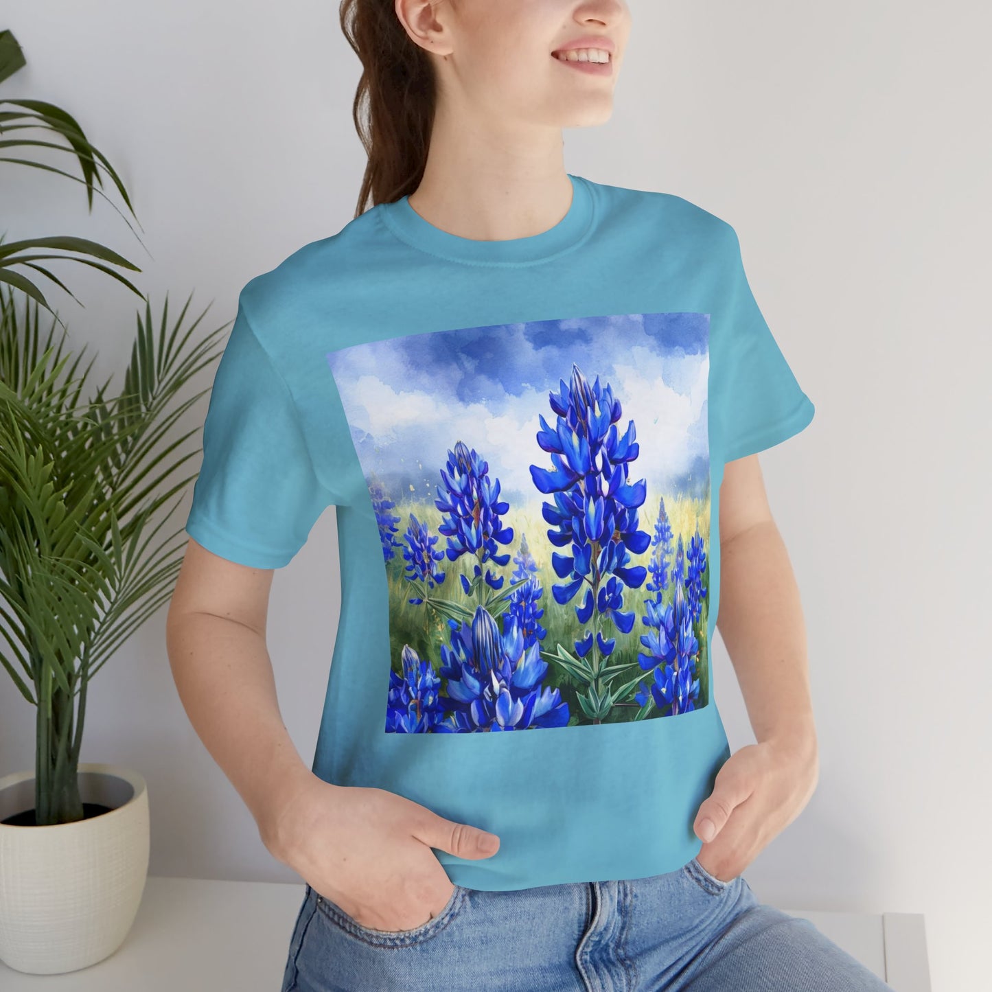 Bluebonnet Fields Unisex Jersey Tee