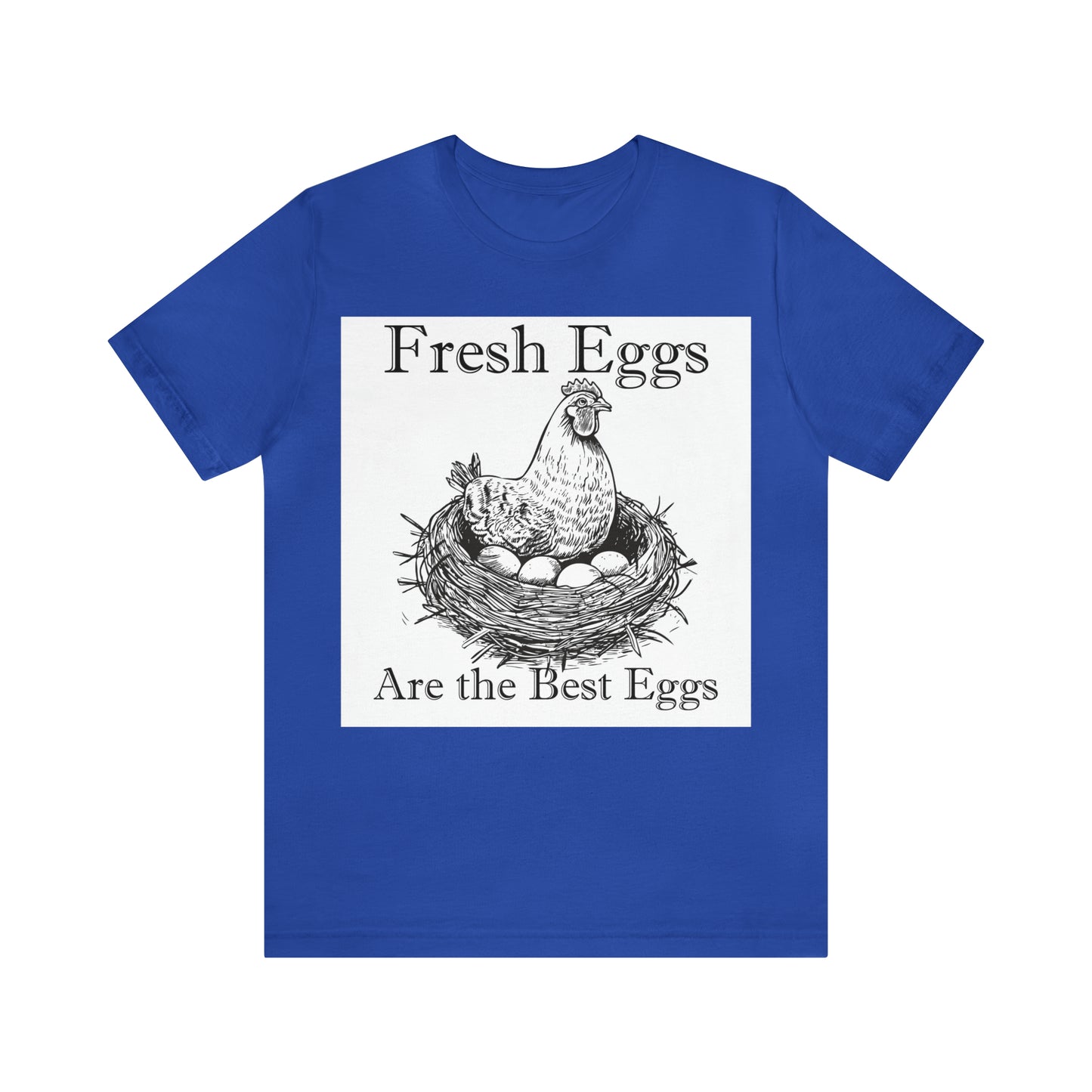 Fresh Eggs Unisex Jersey Short Sleeve Tee