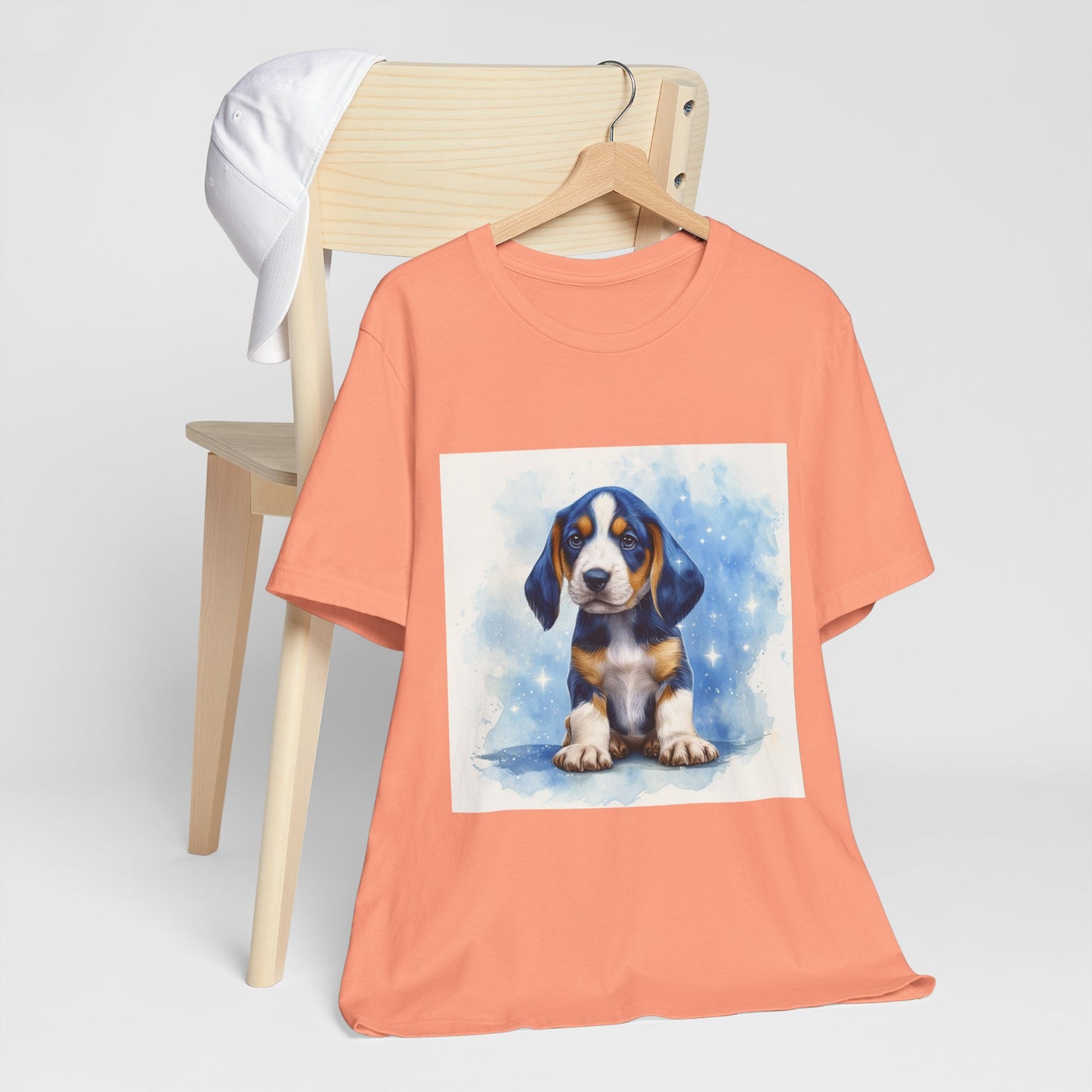 Blue Tick Puppy Unisex Jersey Short Sleeve Tee