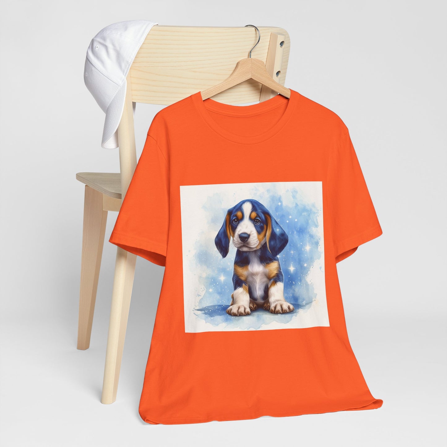 Blue Tick Puppy Unisex Jersey Short Sleeve Tee
