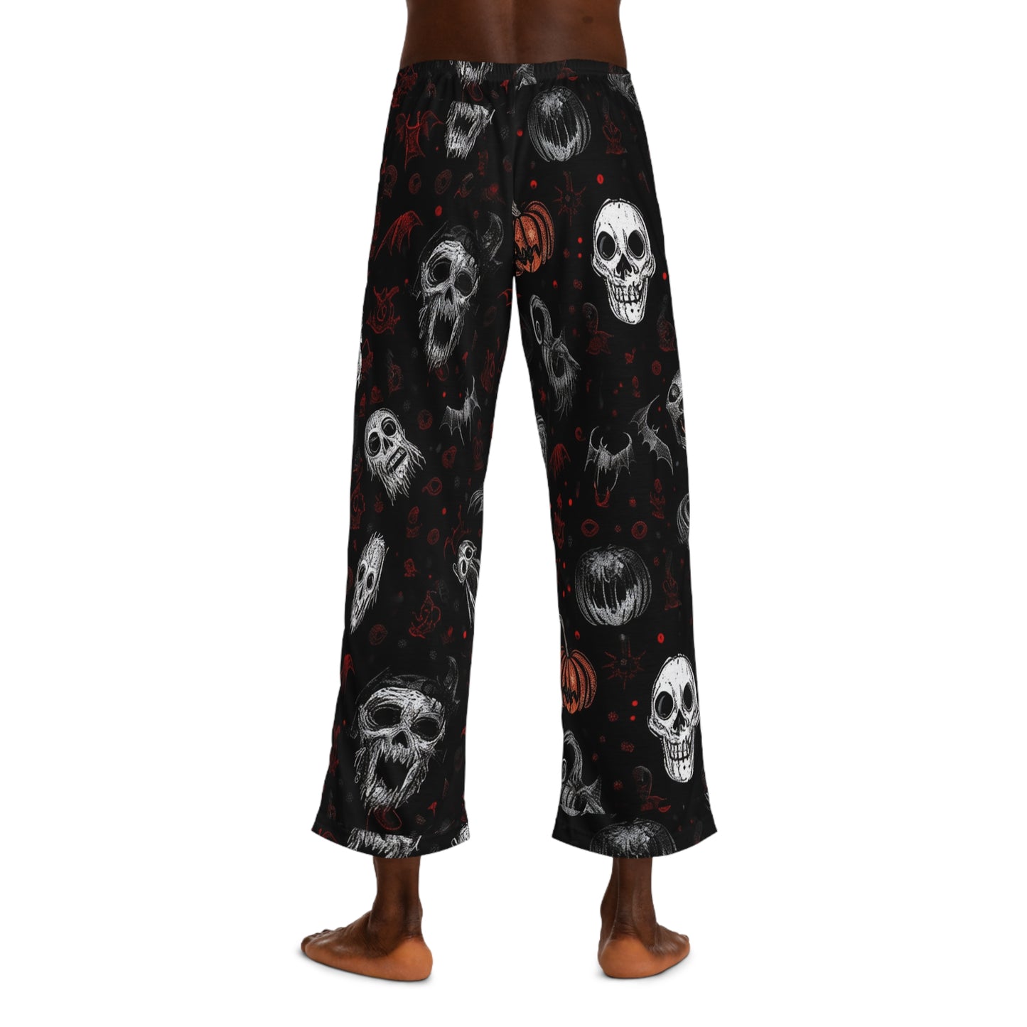 Creepy Halloween Men's Pajama Pants (AOP)