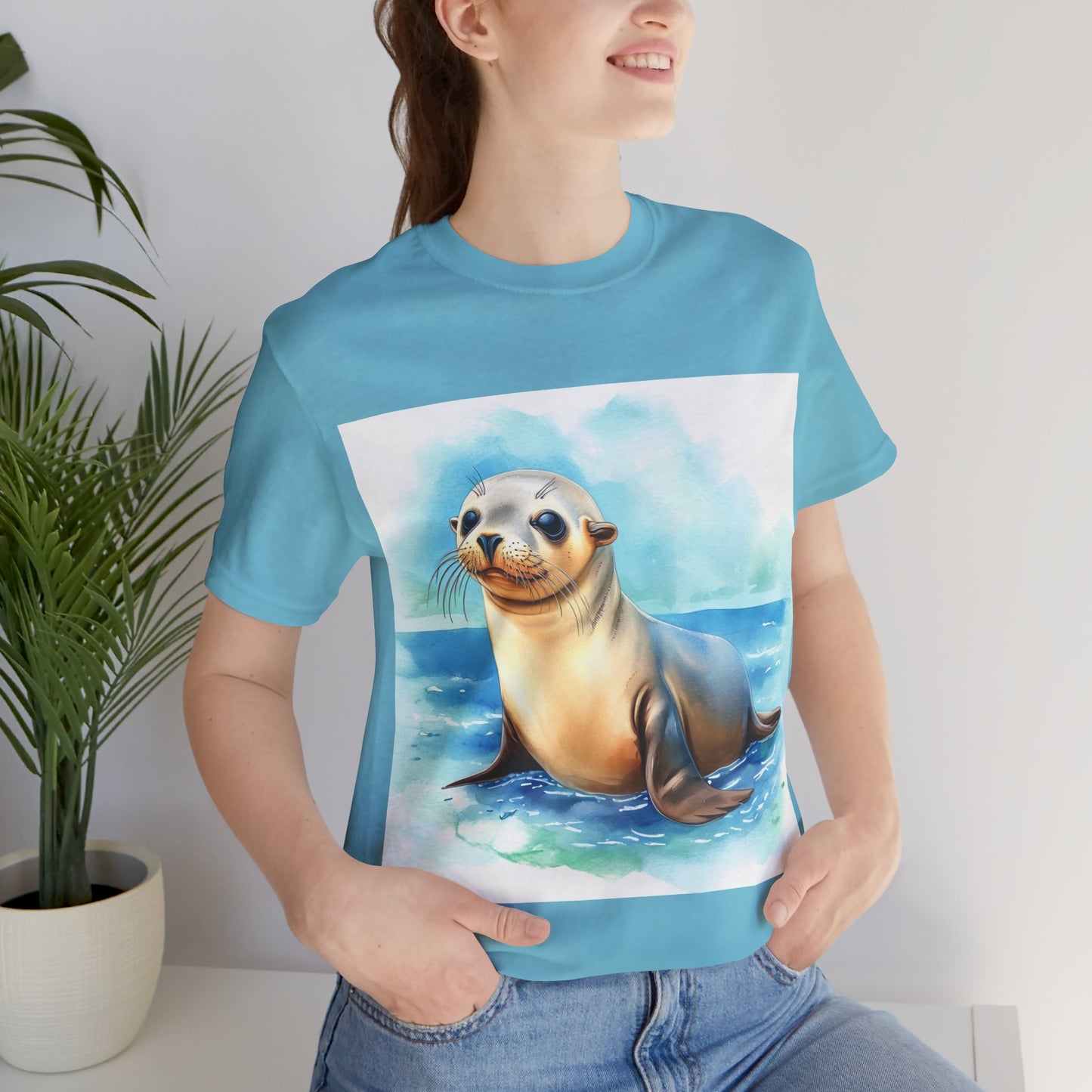 Baby Sea Lion Unisex Jersey Short Sleeve Tee