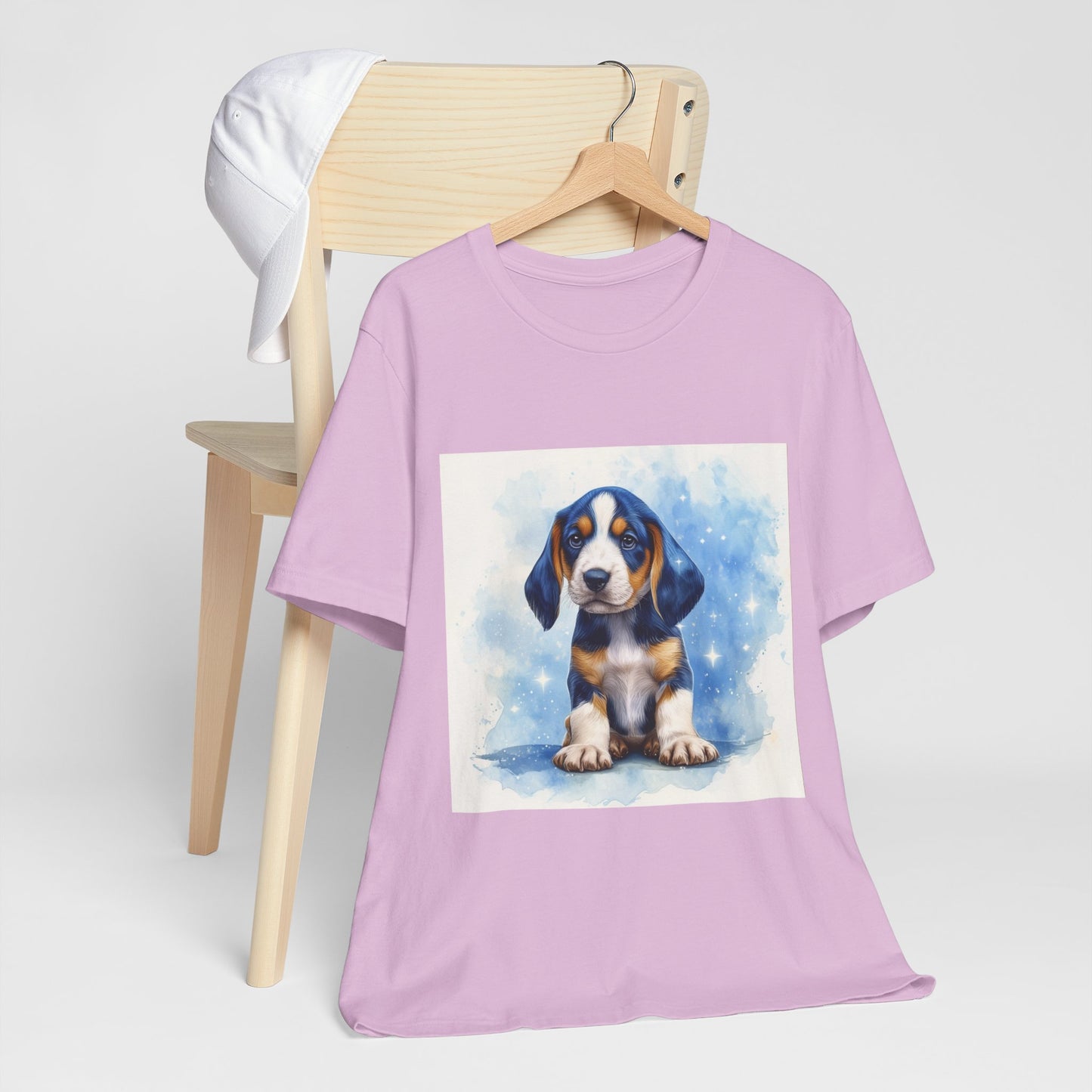 Blue Tick Puppy Unisex Jersey Short Sleeve Tee