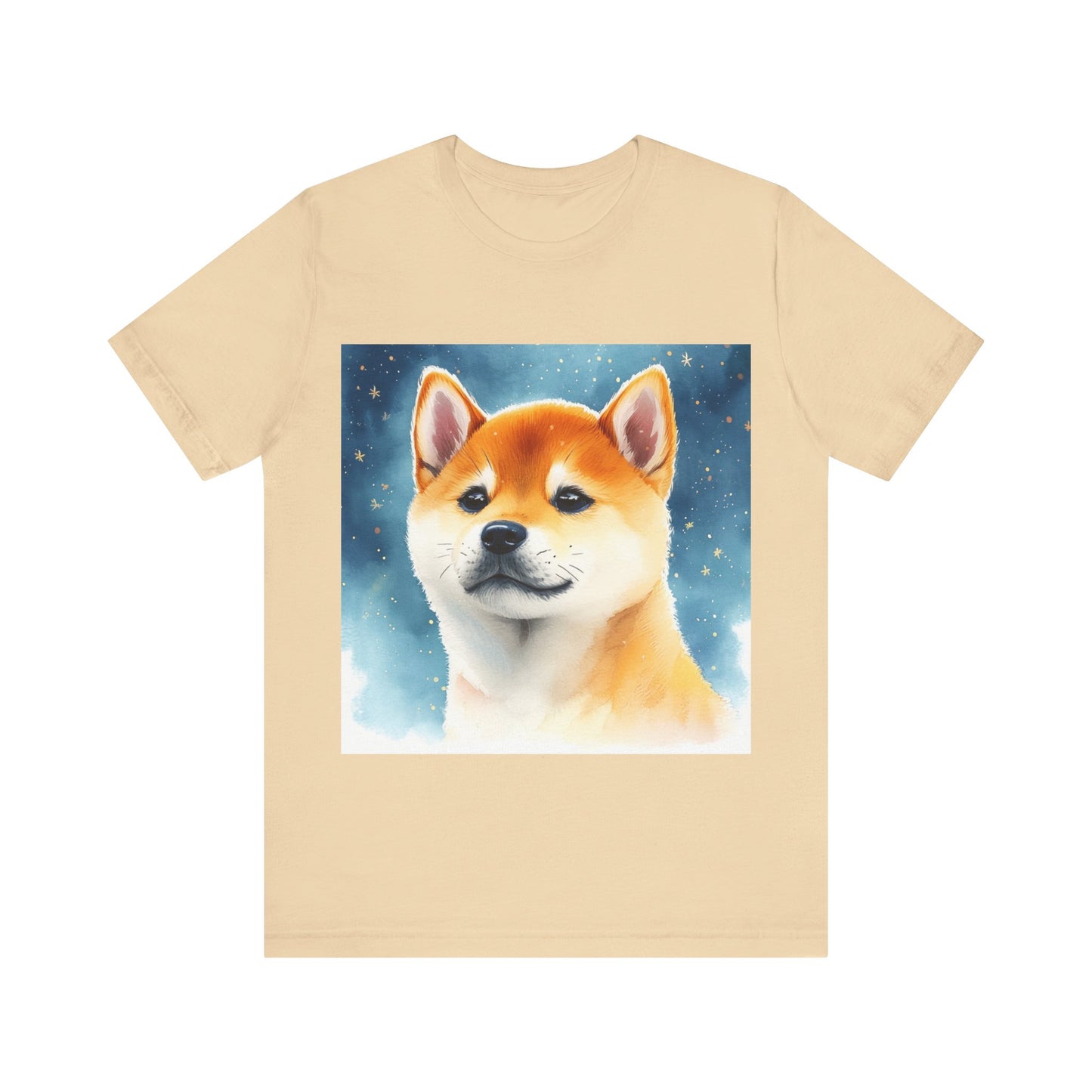 Starry Shiba Inu Unisex Jersey Short Sleeve Tee