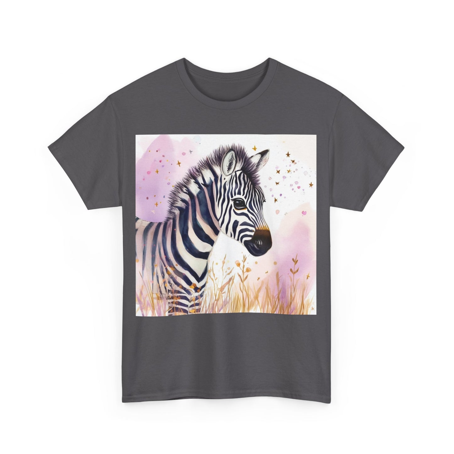 Fuzzy Zebra Unisex Heavy Cotton Tee