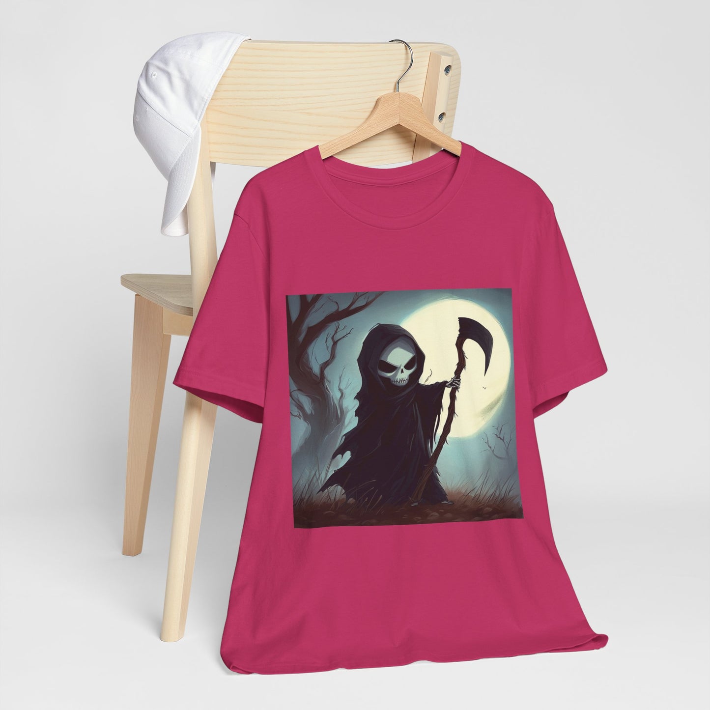Dark Cute Grim Reaper Unisex Jersey Short Sleeve Tee