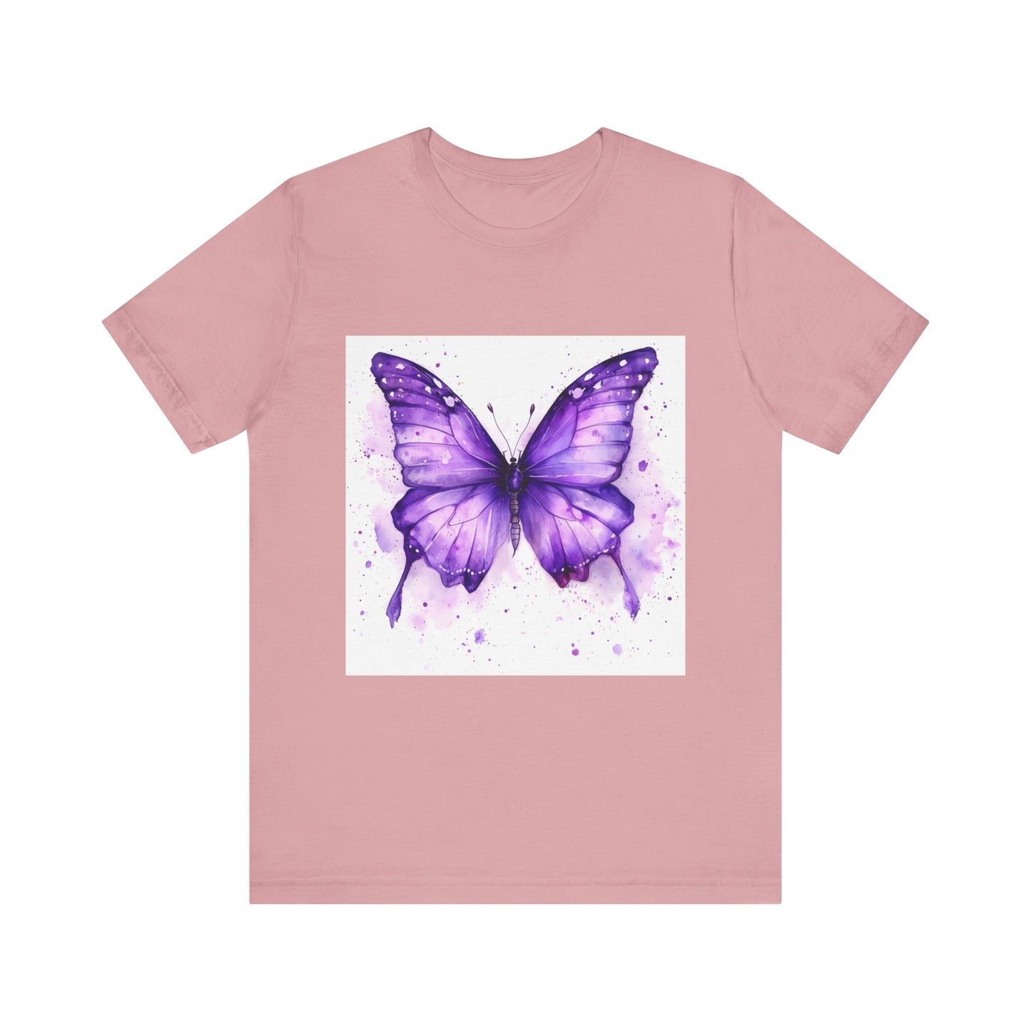 Purple Butterfly Dreams Unisex Jersey Tee - Inspirational Garden Apparel