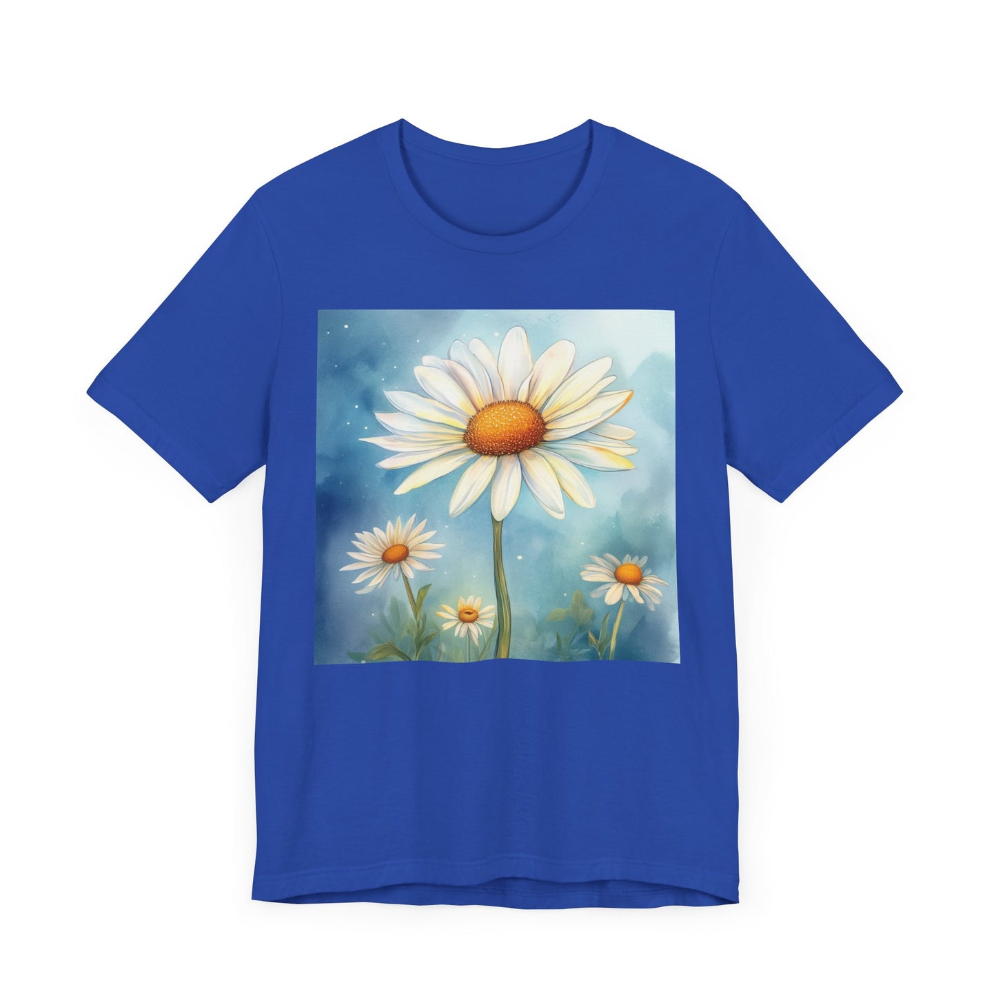 Delightful Daisy Unisex Jersey Tee - Nature-Inspired Floral Design