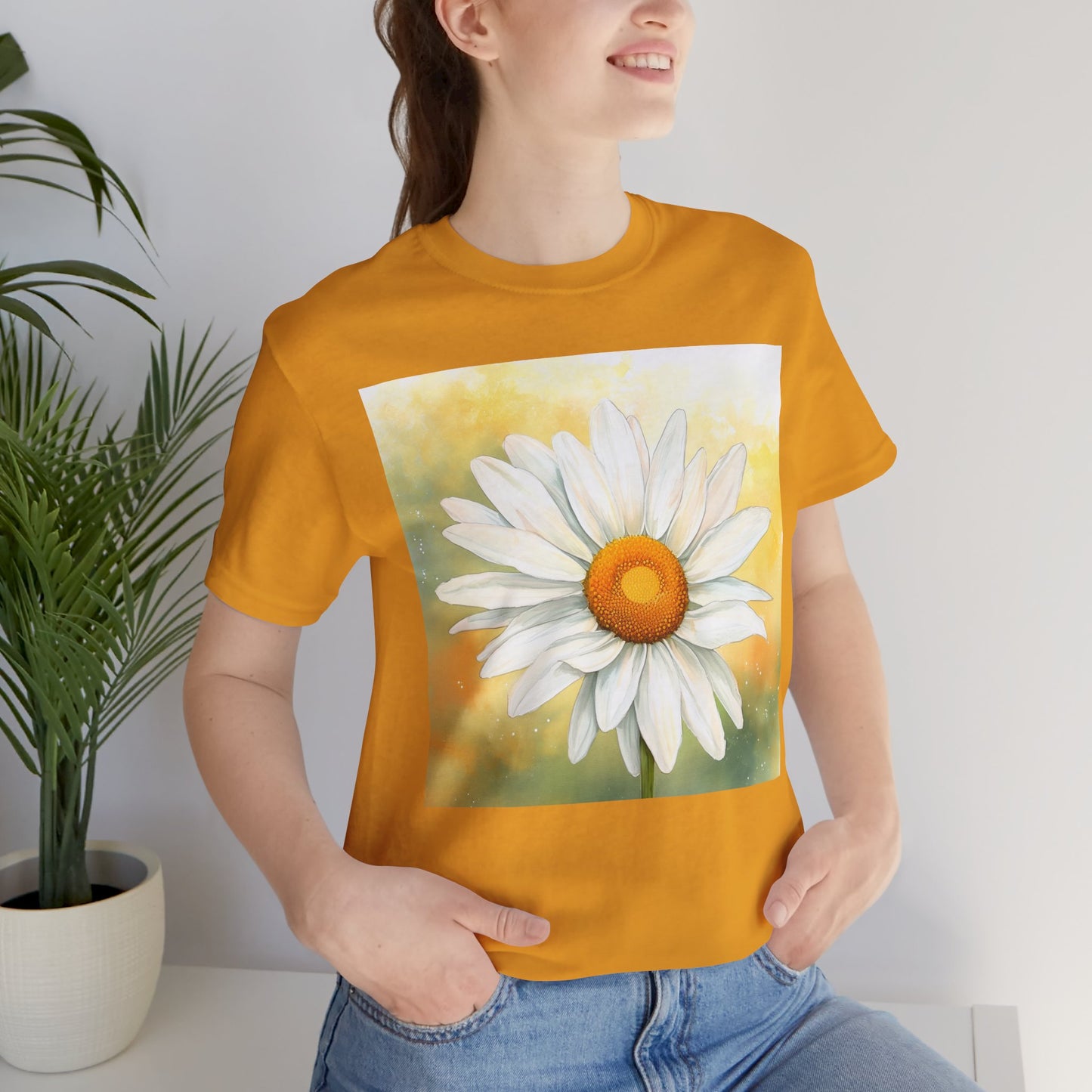 Daisy Bloom Unisex Jersey Tee - Perfect for Spring Celebrations