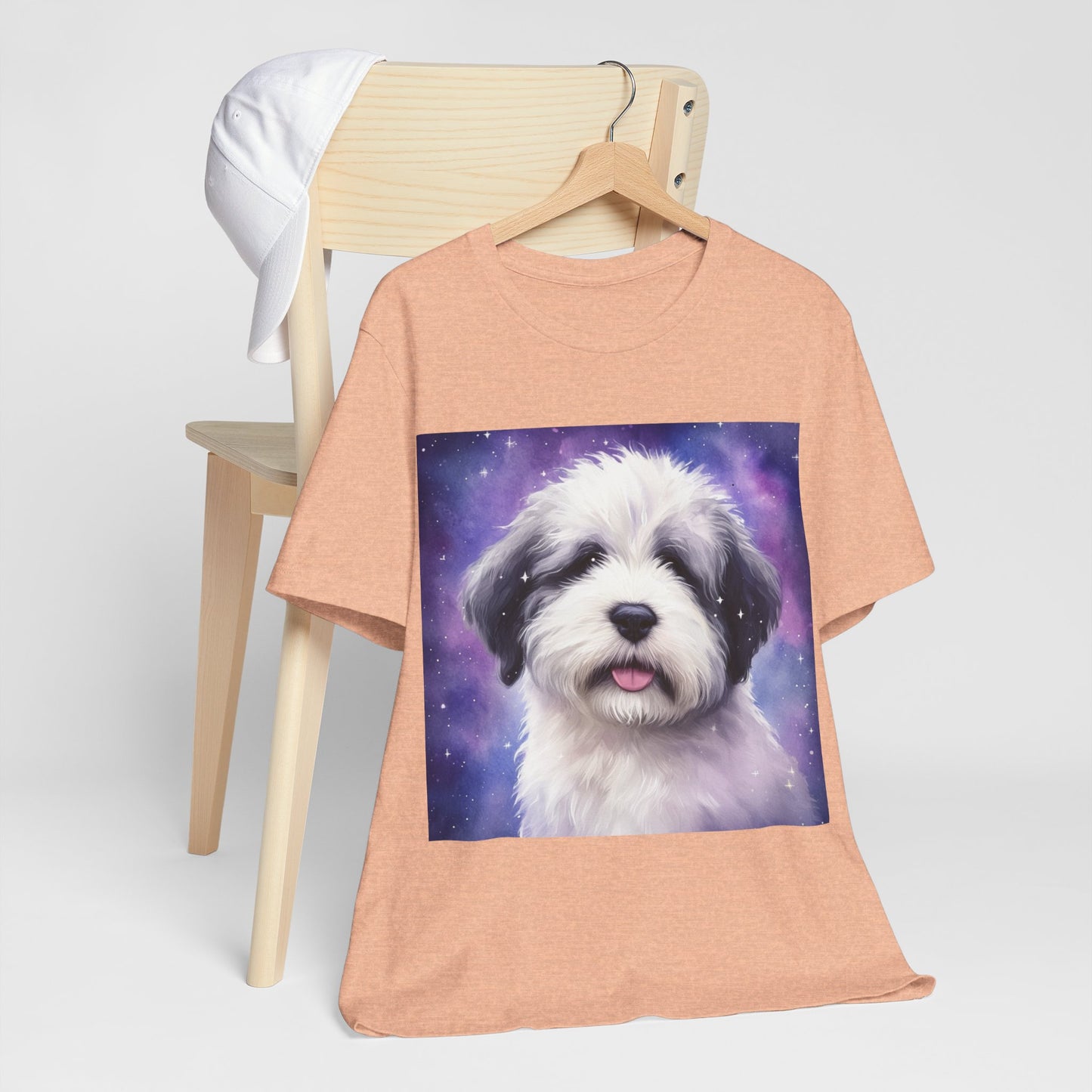 Galaxy Old English Sheepdog Unisex Jersey Short Sleeve Tee