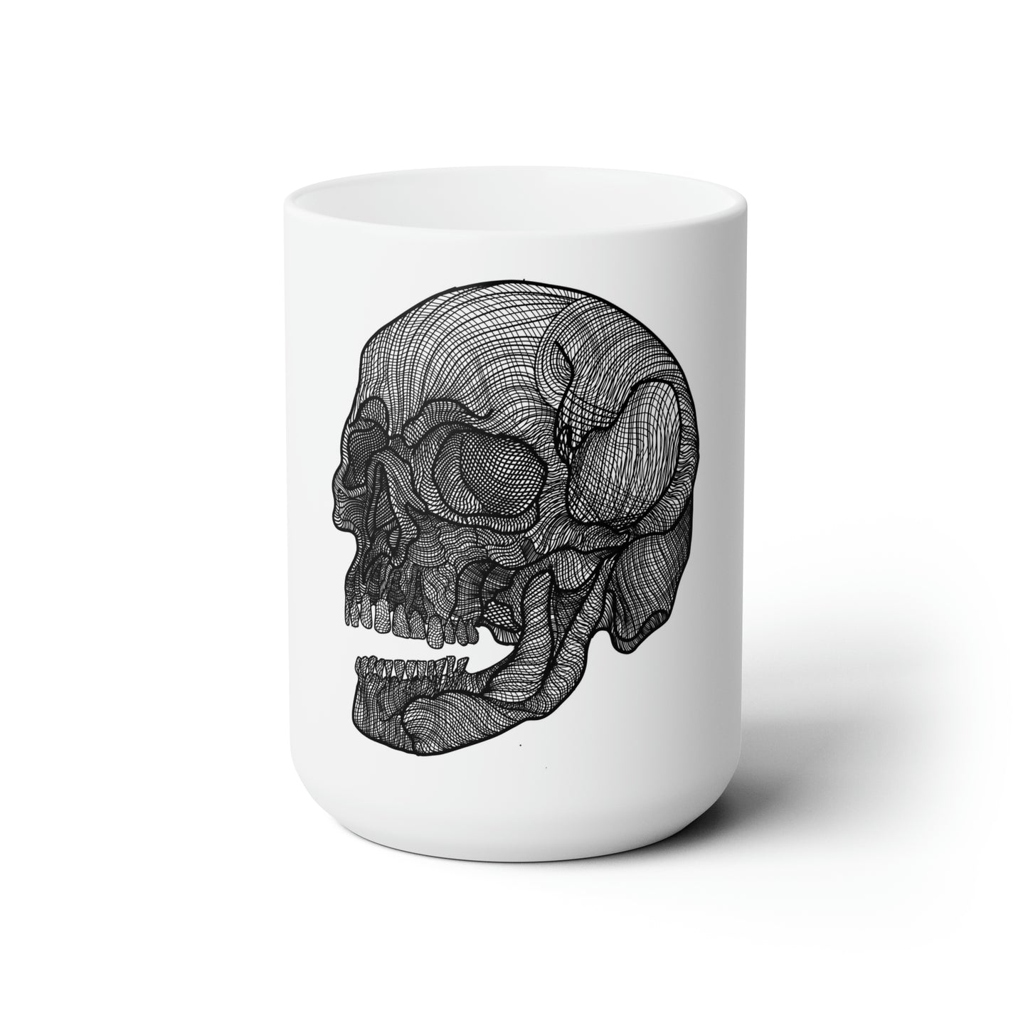 Skull Ceramic Mug 15oz