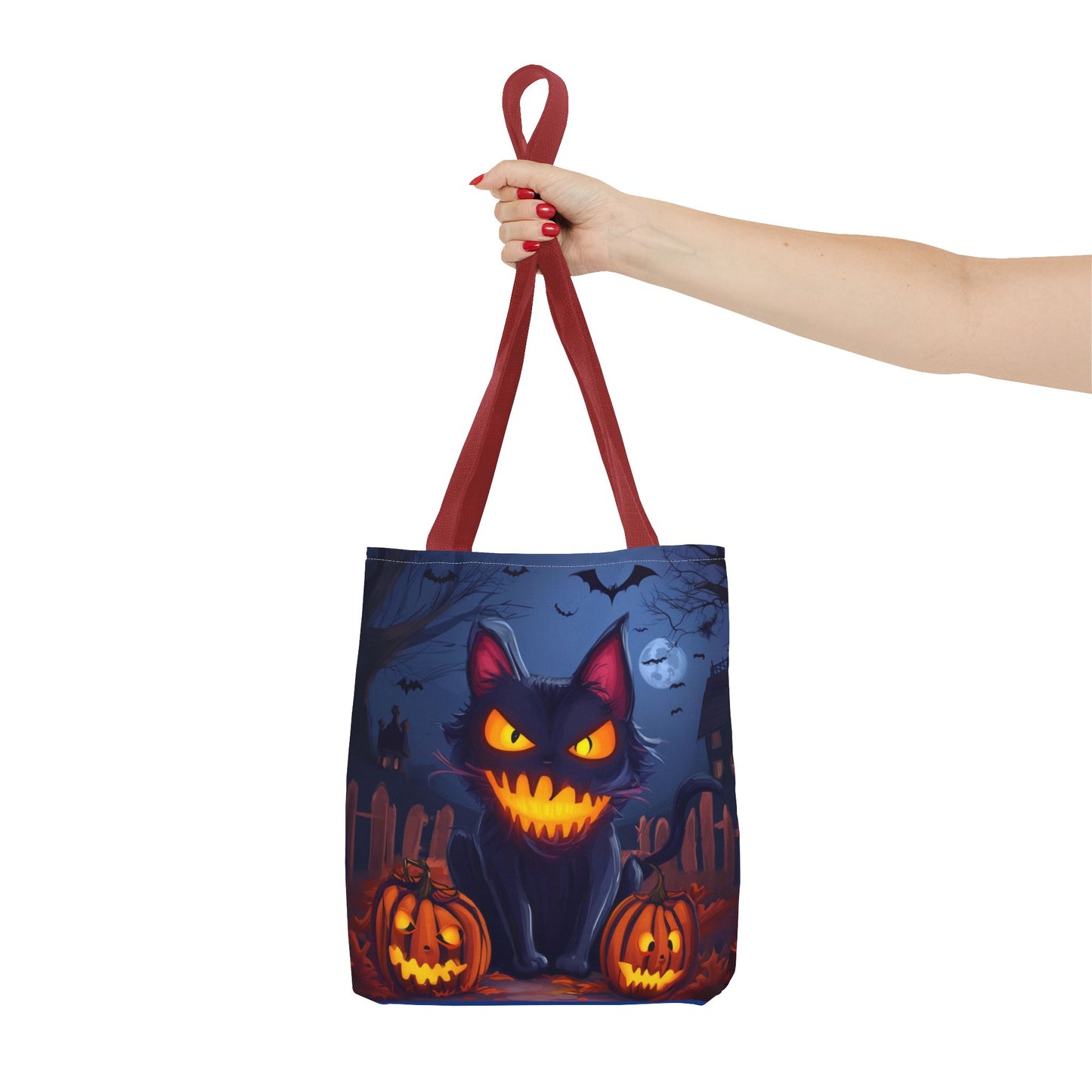 Spooky Cat Tote Bag (AOP)