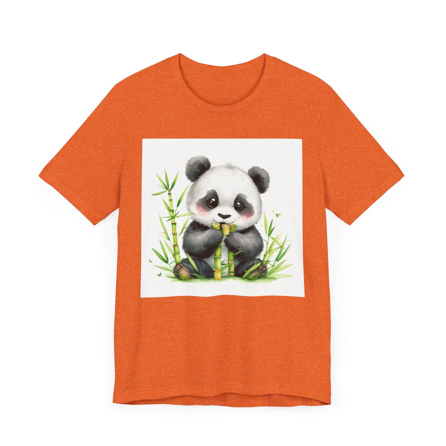 Cute Panda Snack Time Unisex T-Shirt