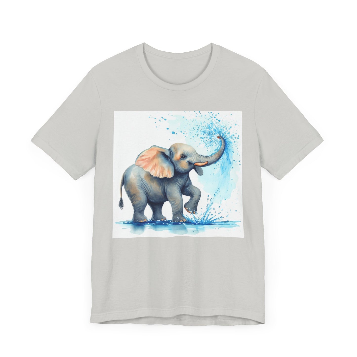 Adorable Elephant Splash Unisex Tee