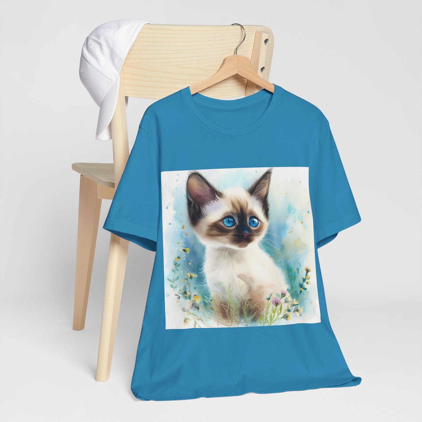Siamese Kitten Unisex Jersey Short Sleeve Tee