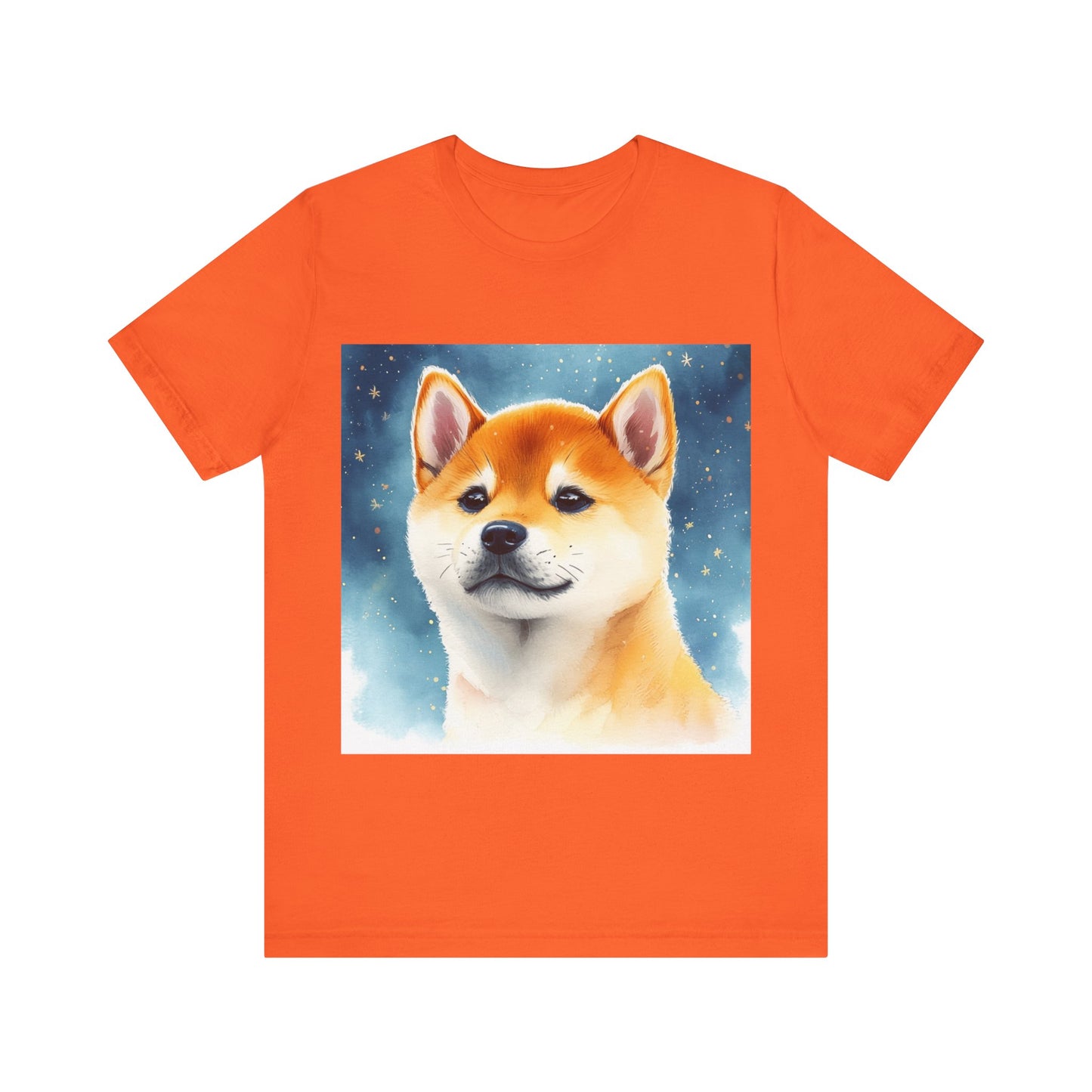 Starry Shiba Inu Unisex Jersey Short Sleeve Tee