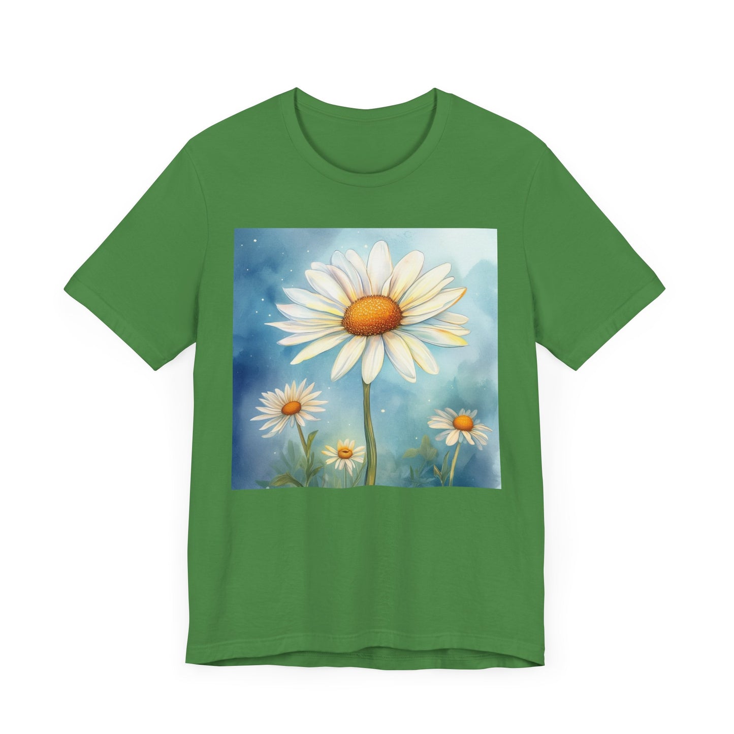 Delightful Daisy Unisex Jersey Tee - Nature-Inspired Floral Design