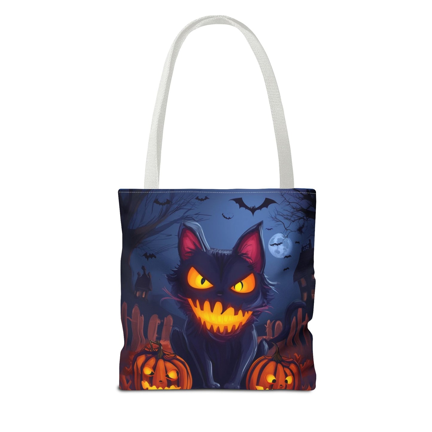 Spooky Cat Tote Bag (AOP)