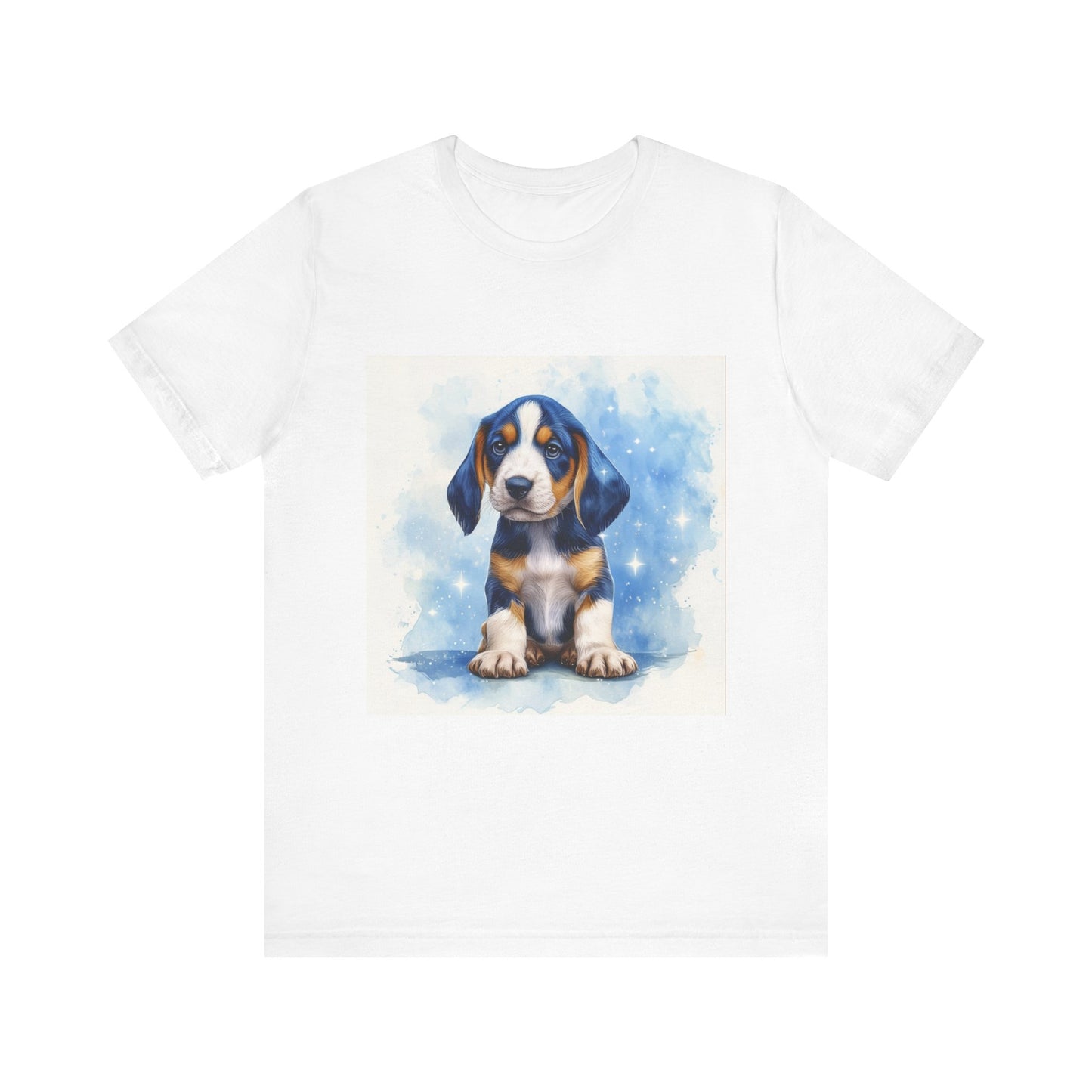 Blue Tick Puppy Unisex Jersey Short Sleeve Tee