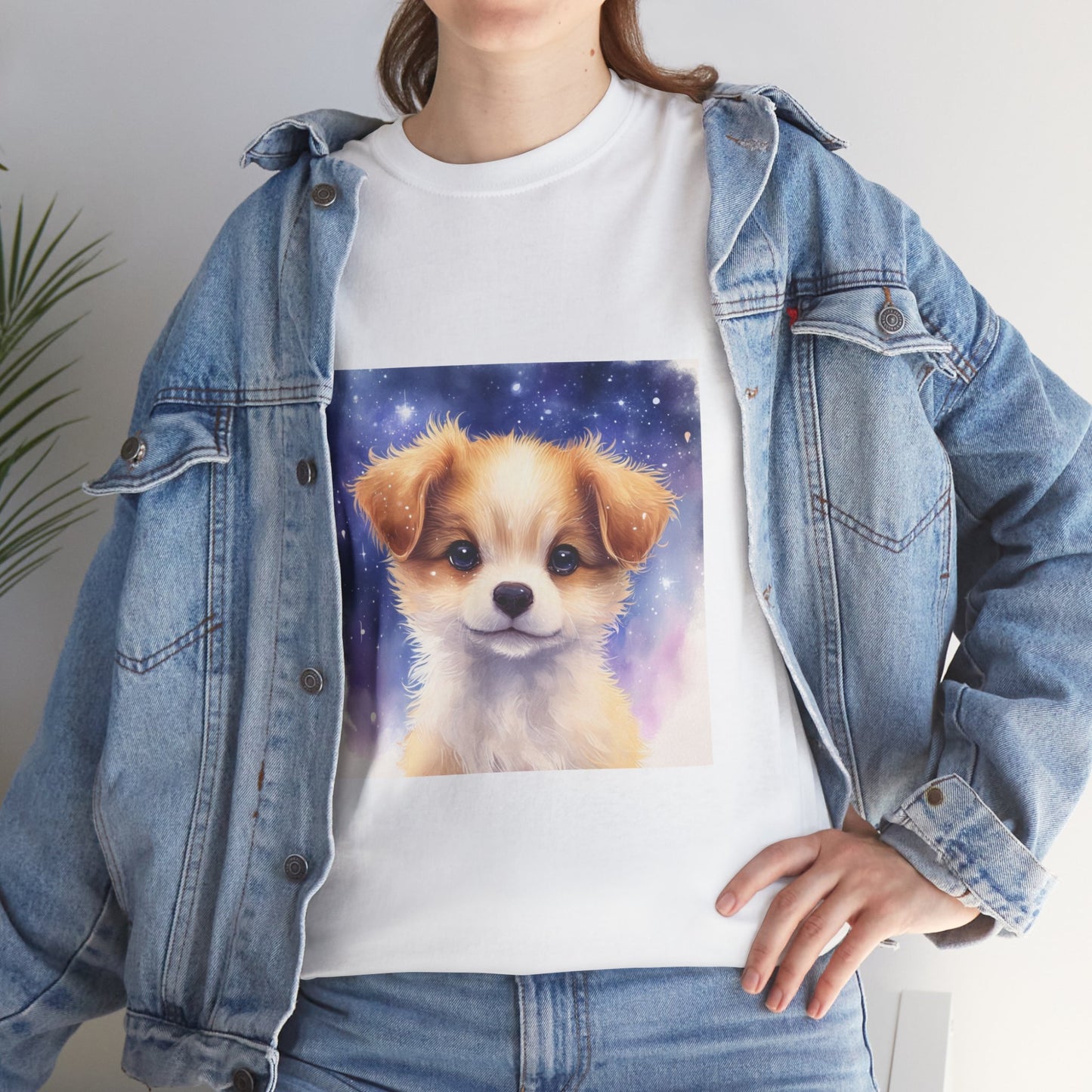 Basenji Puppy Unisex Heavy Cotton Tee