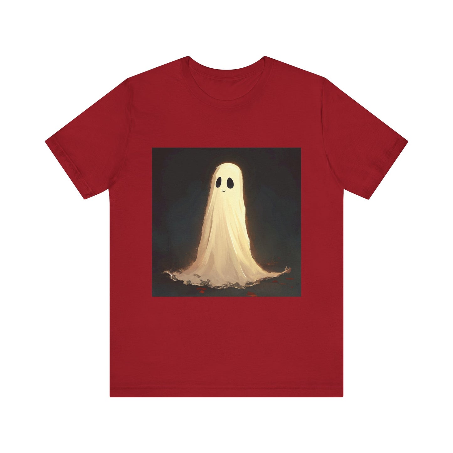 Happy Spooky Ghost Unisex Jersey Short Sleeve Tee