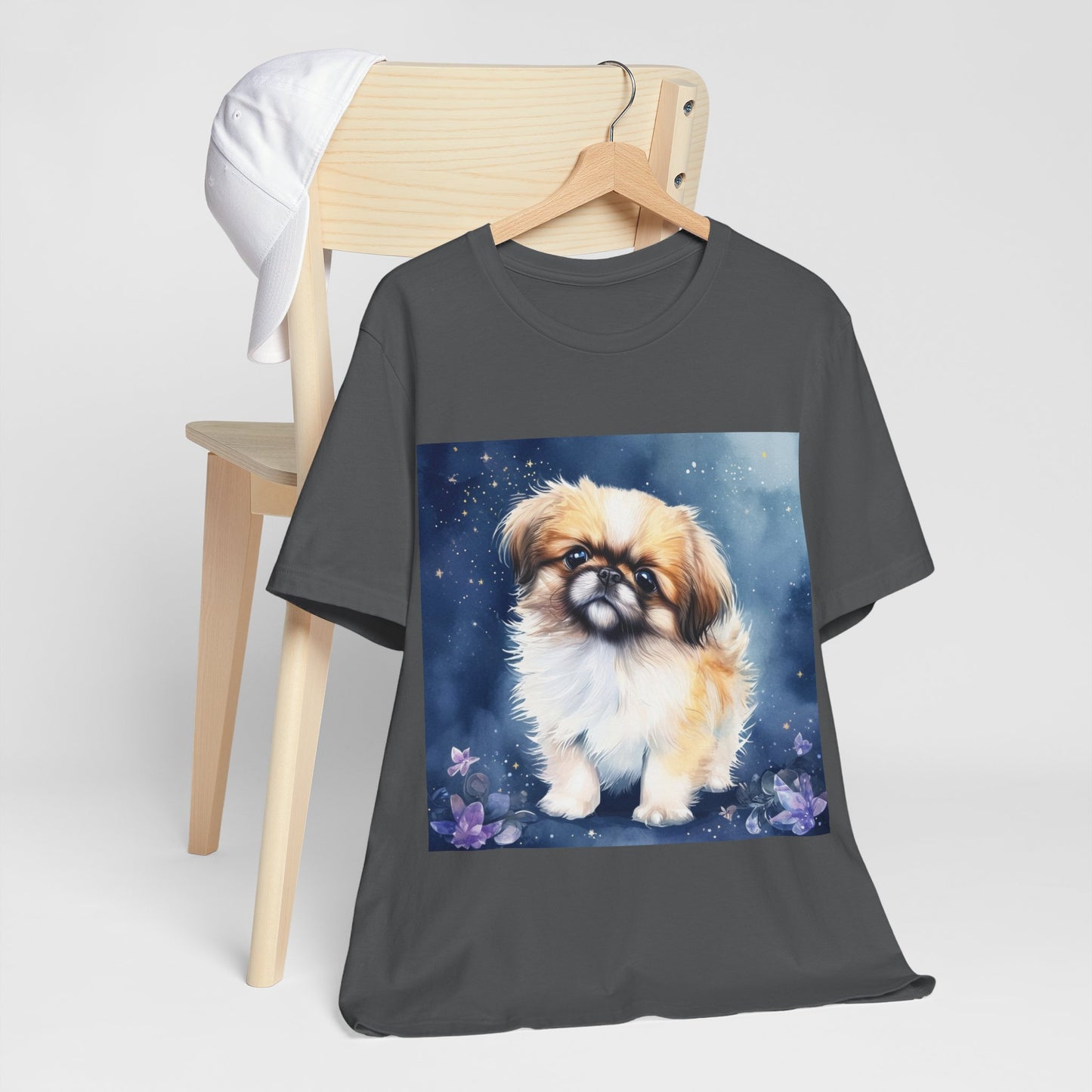 Pekinese Puppy Unisex Jersey Short Sleeve Tee
