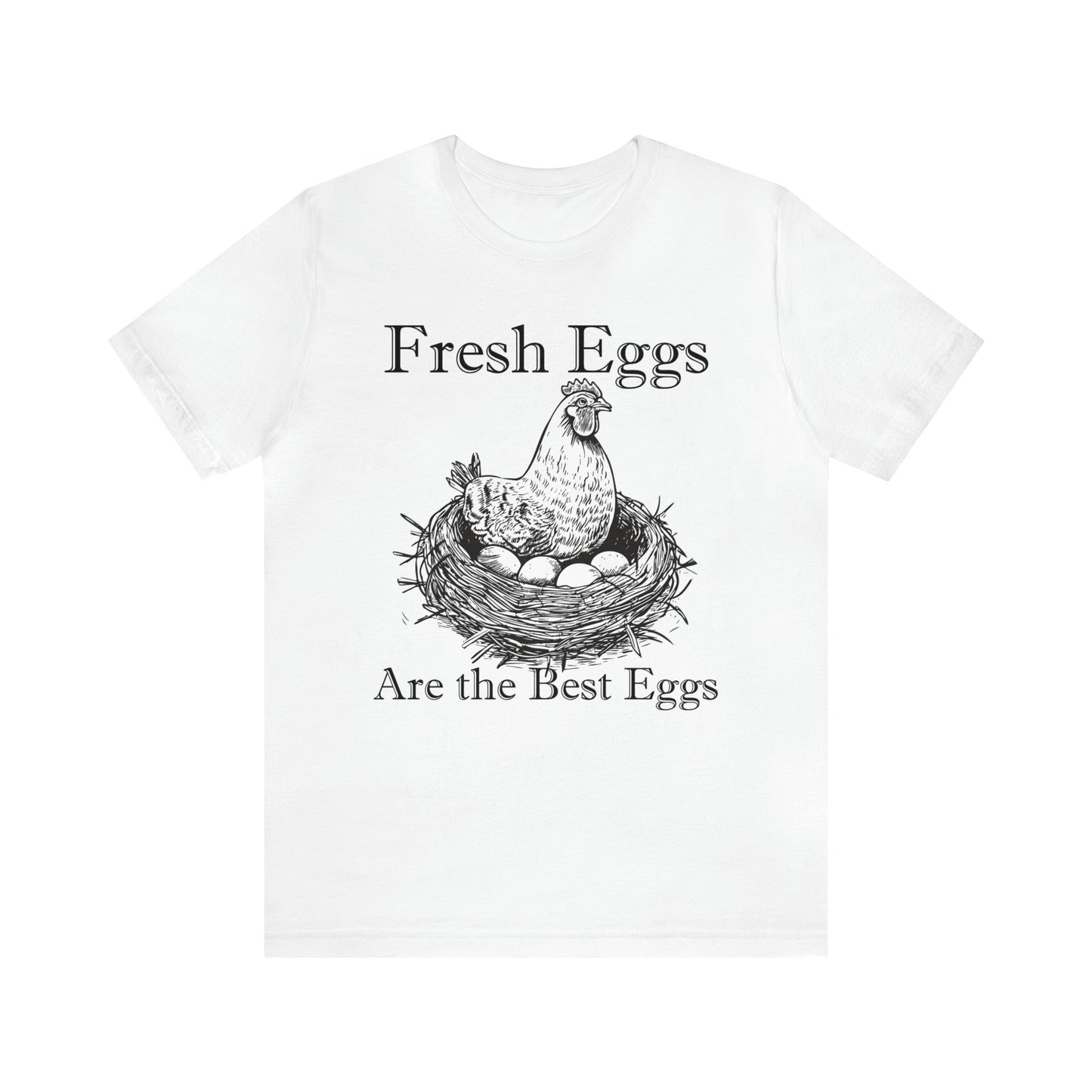 Fresh Eggs Unisex Jersey Short Sleeve Tee
