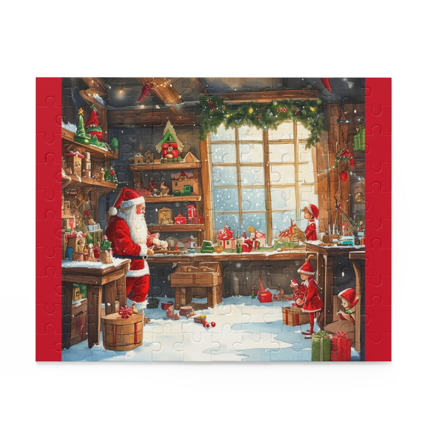 Santa's Christmas Prep Puzzle (120, 252, 500-Piece)