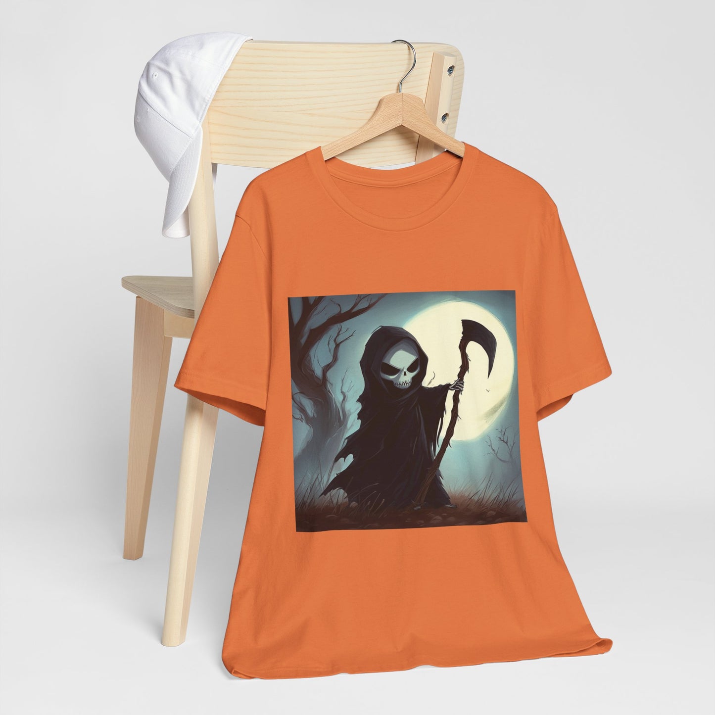 Dark Cute Grim Reaper Unisex Jersey Short Sleeve Tee