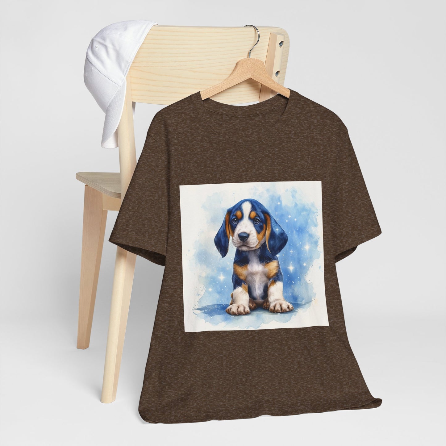 Blue Tick Puppy Unisex Jersey Short Sleeve Tee