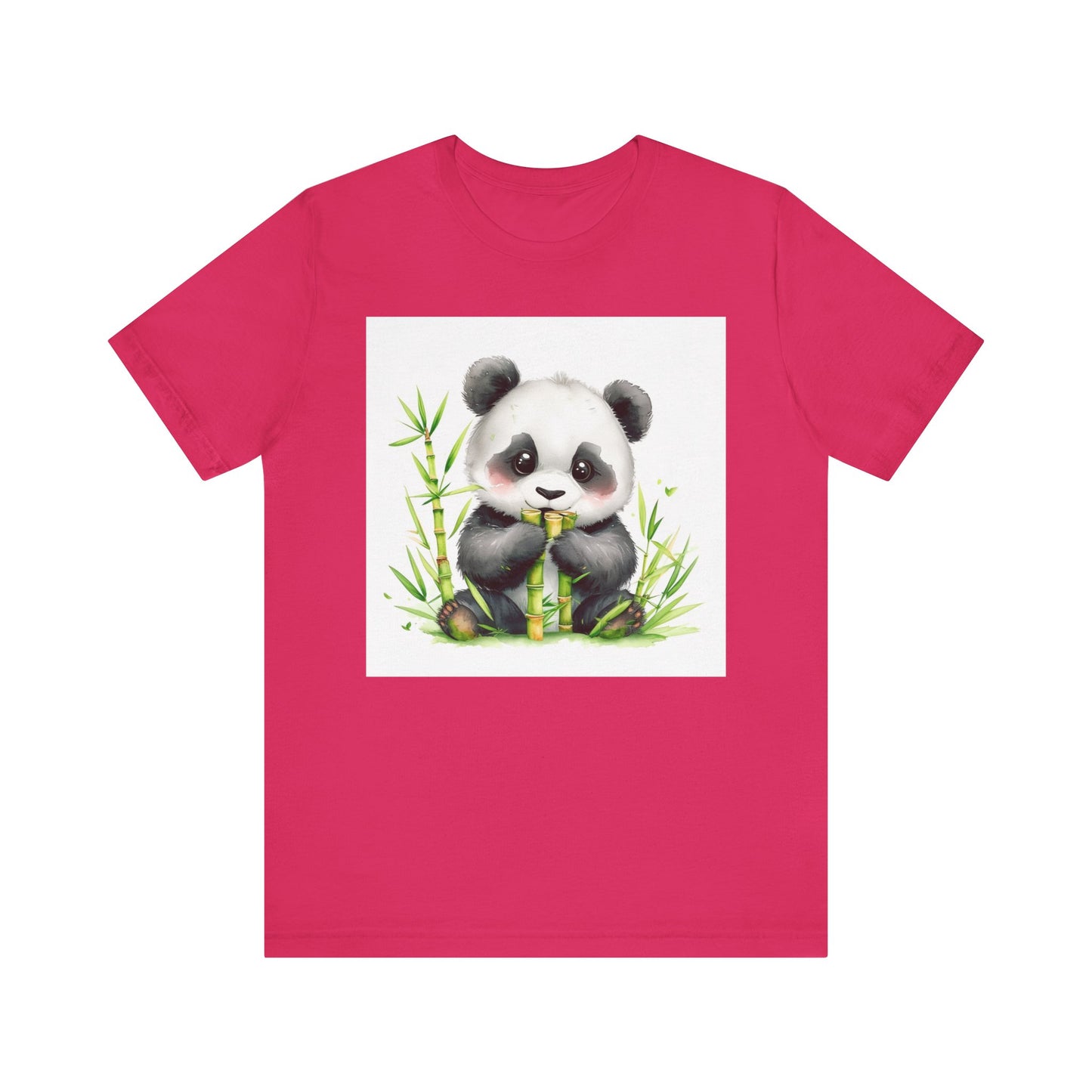 Cute Panda Snack Time Unisex T-Shirt