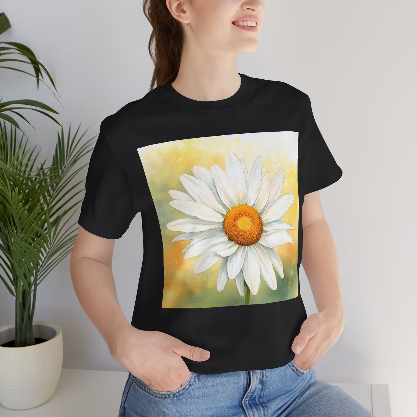 Daisy Bloom Unisex Jersey Tee - Perfect for Spring Celebrations