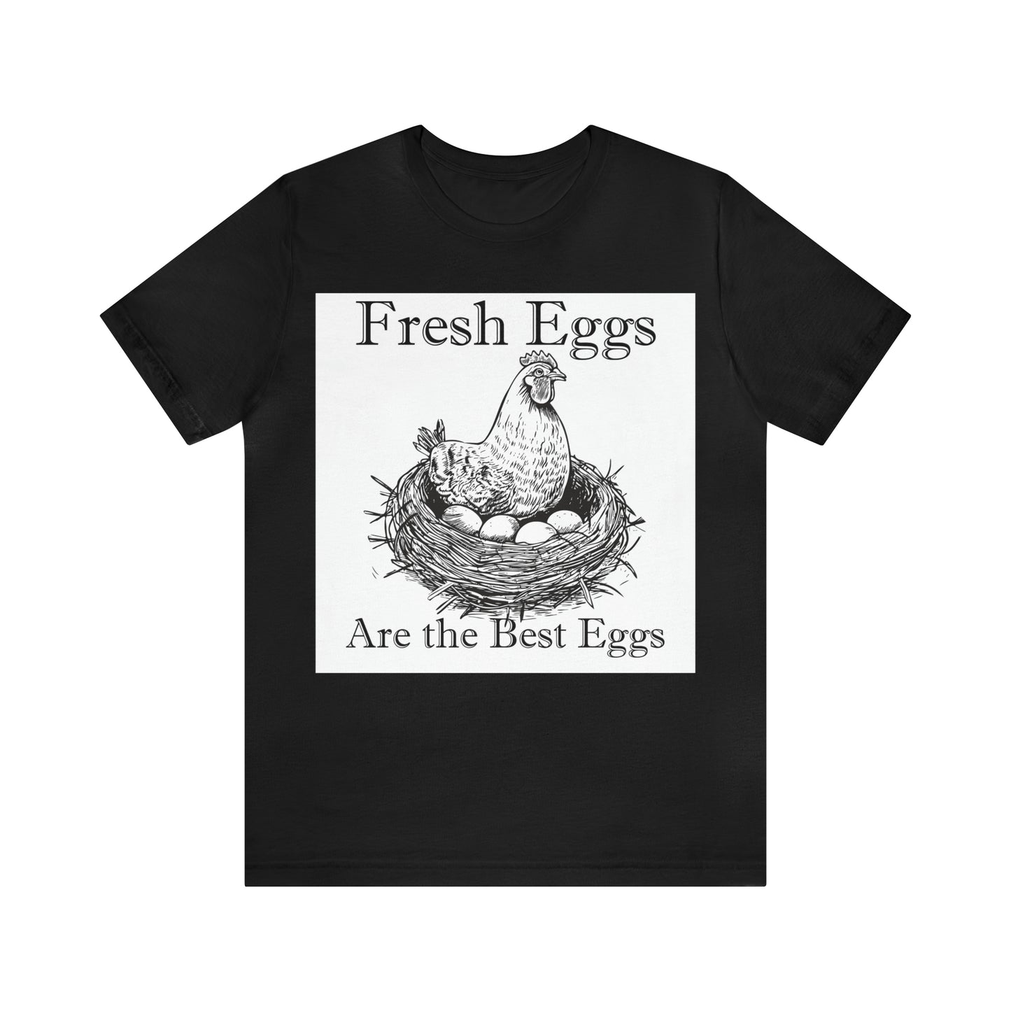 Fresh Eggs Unisex Jersey Short Sleeve Tee