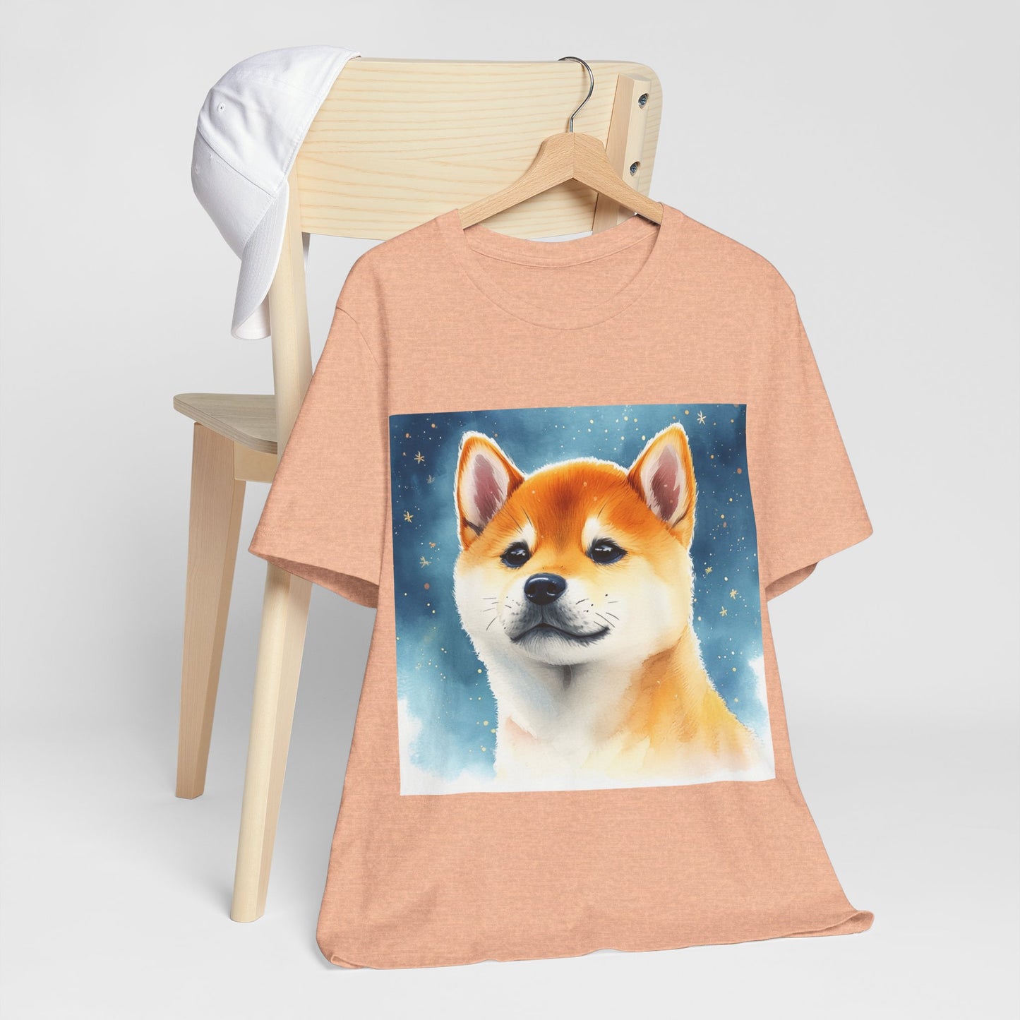 Starry Shiba Inu Unisex Jersey Short Sleeve Tee
