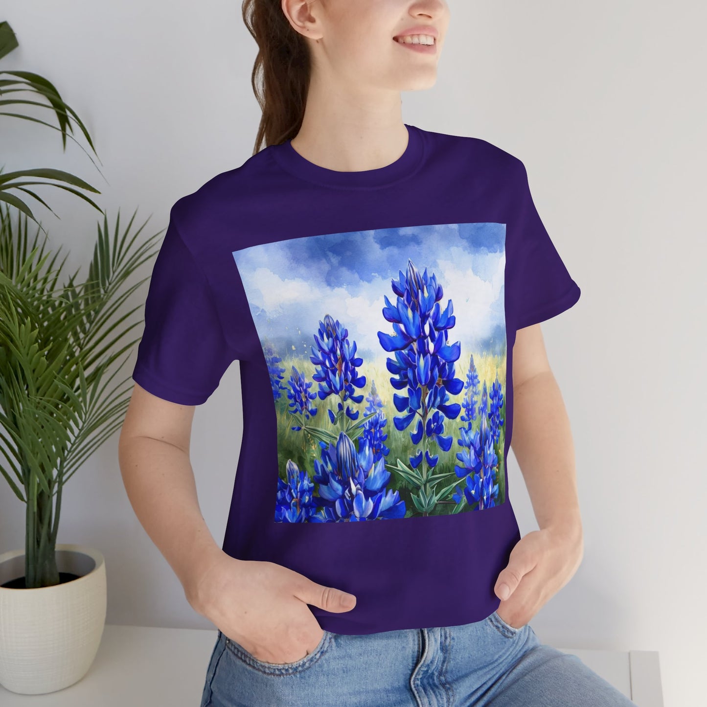 Bluebonnet Fields Unisex Jersey Tee
