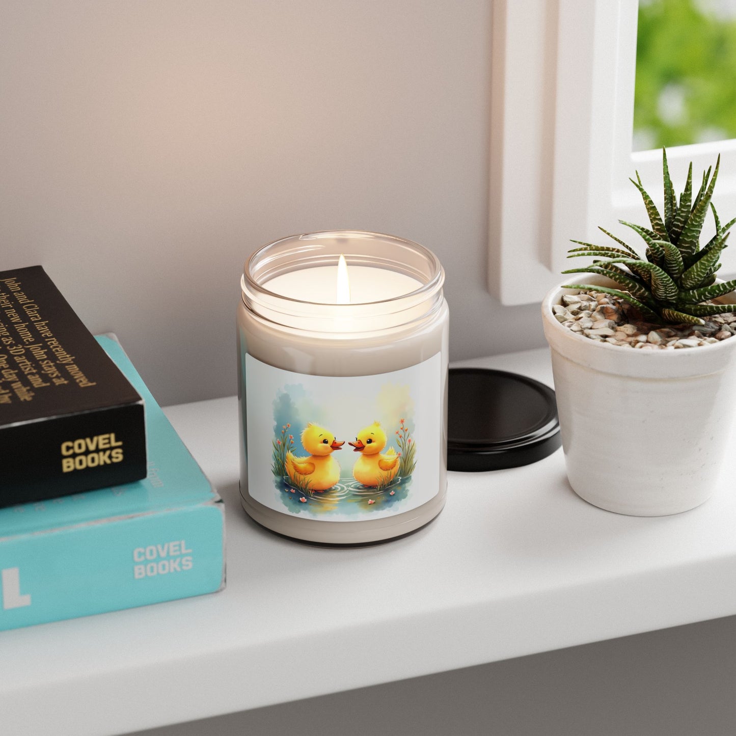 Adorable Ducklings Scented Soy Candle - 9oz | Perfect Gift for Baby Showers & Home Decor