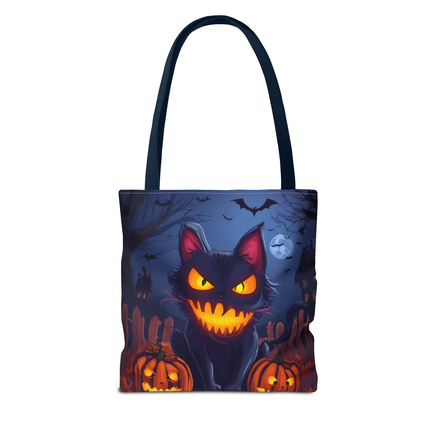 Spooky Cat Tote Bag (AOP)