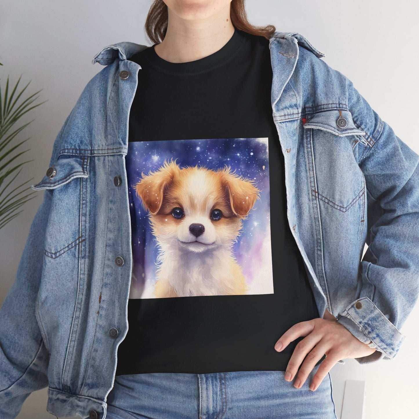 Basenji Puppy Unisex Heavy Cotton Tee