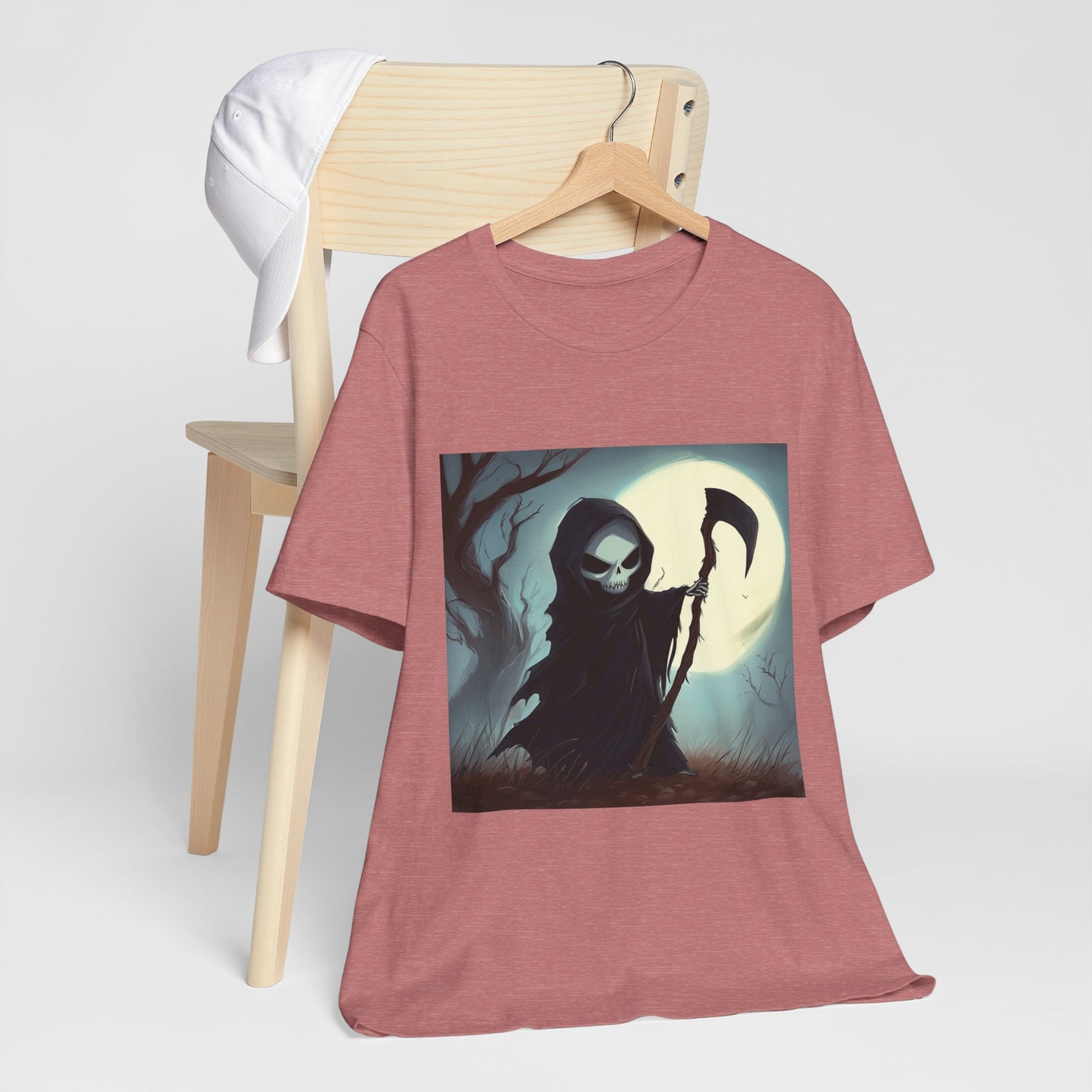 Dark Cute Grim Reaper Unisex Jersey Short Sleeve Tee