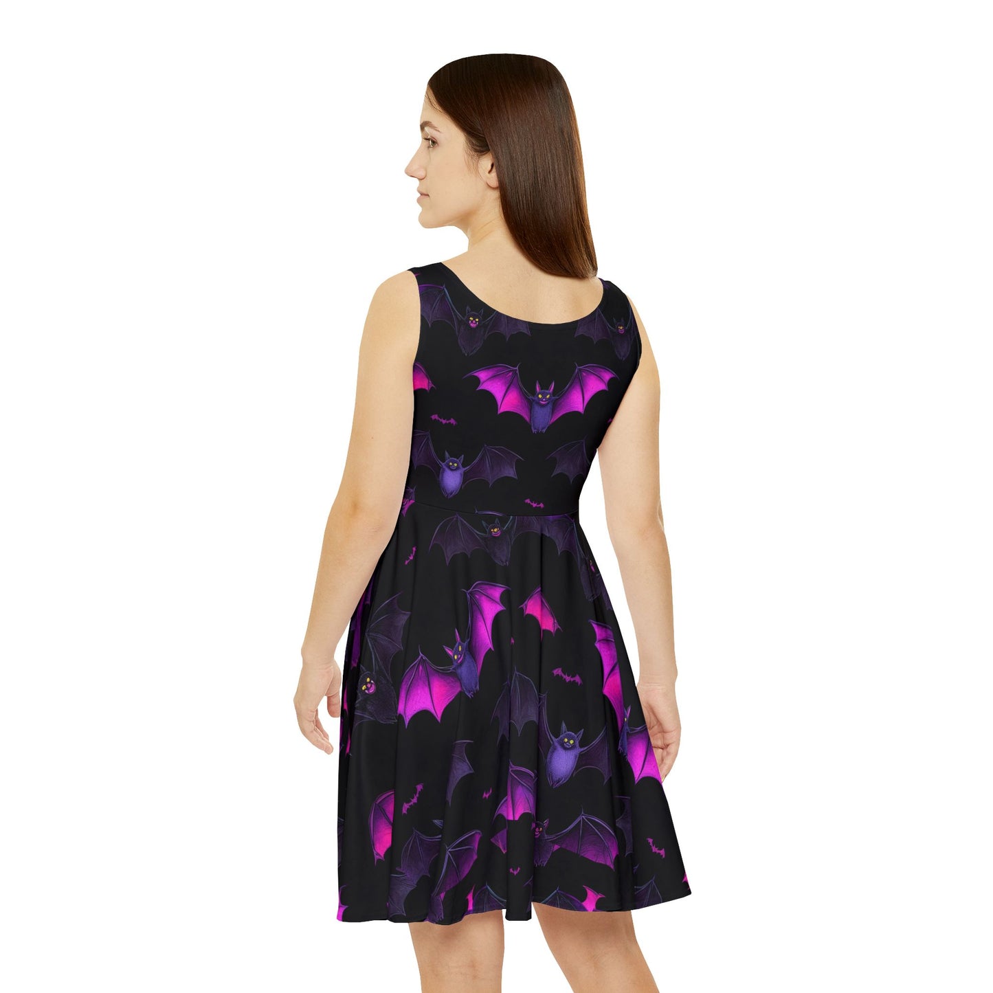 Cute Bats Women's Skater Dress (AOP)